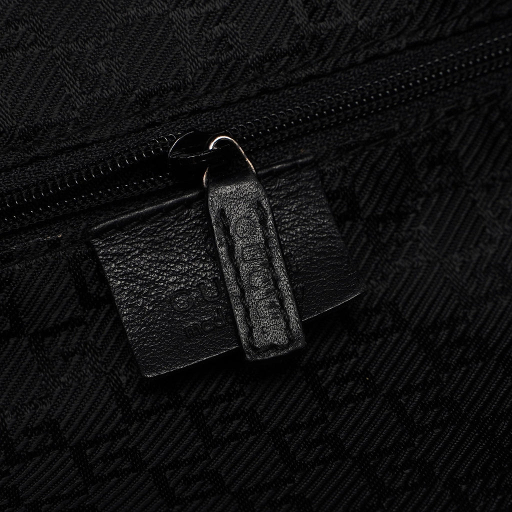 Black Leather Shoulder Bag