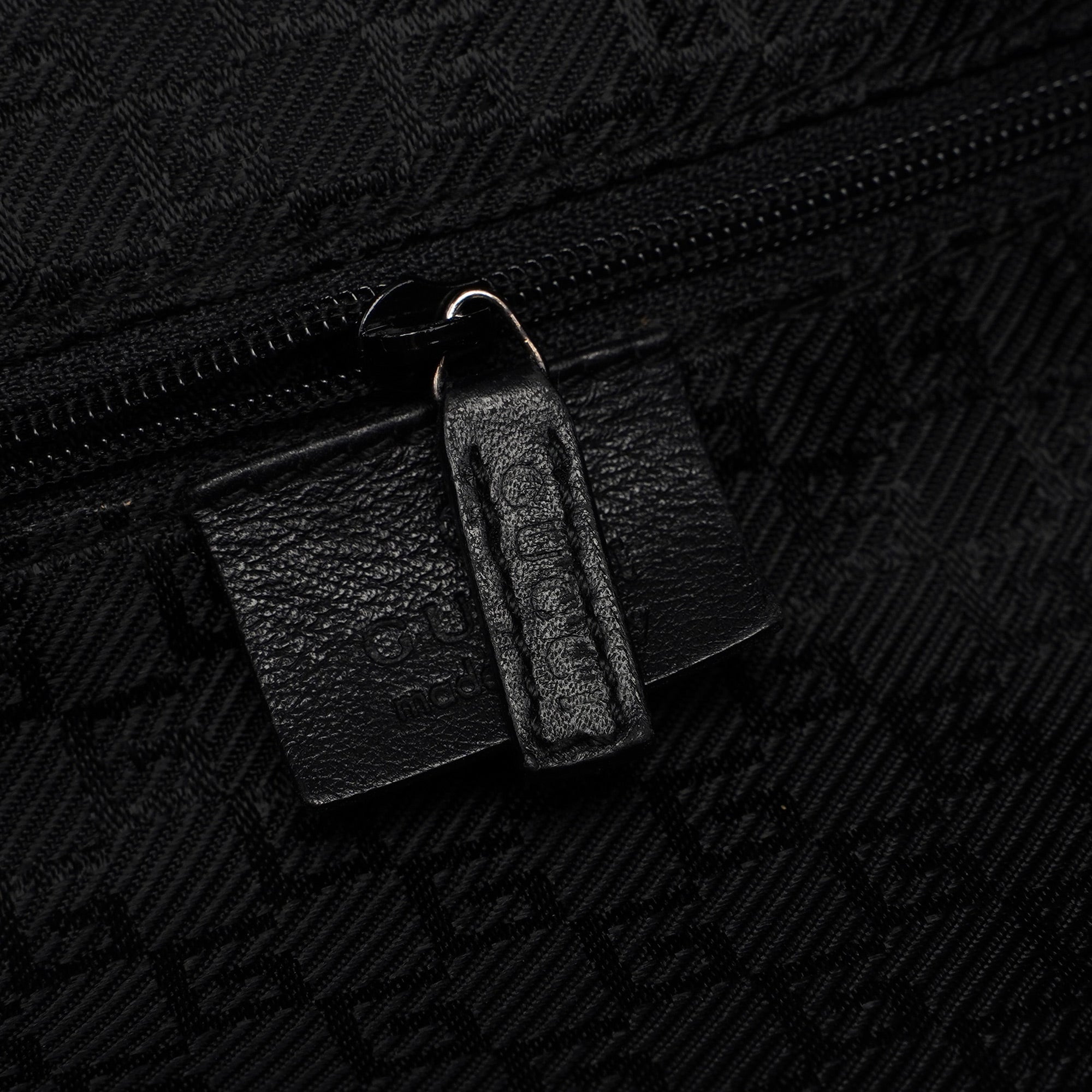 Black Leather Shoulder Bag