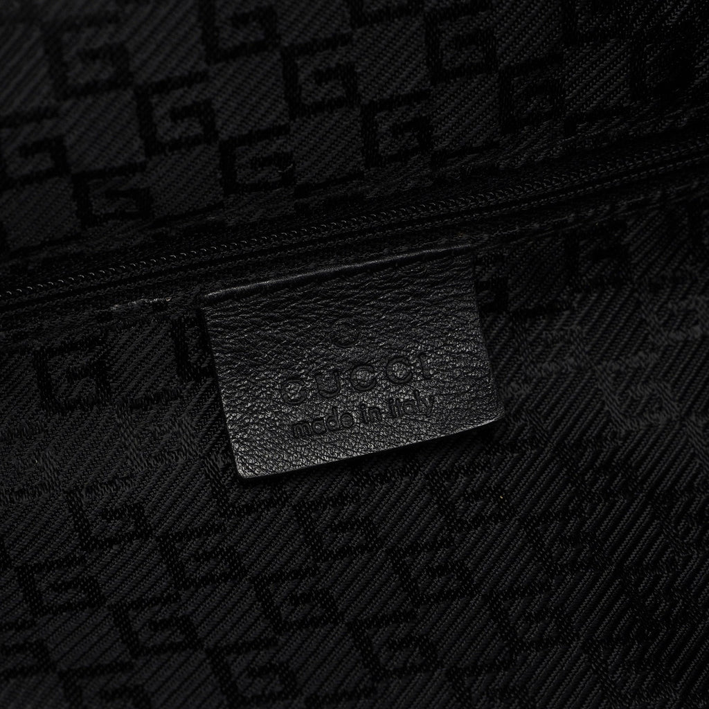 Black Leather Shoulder Bag