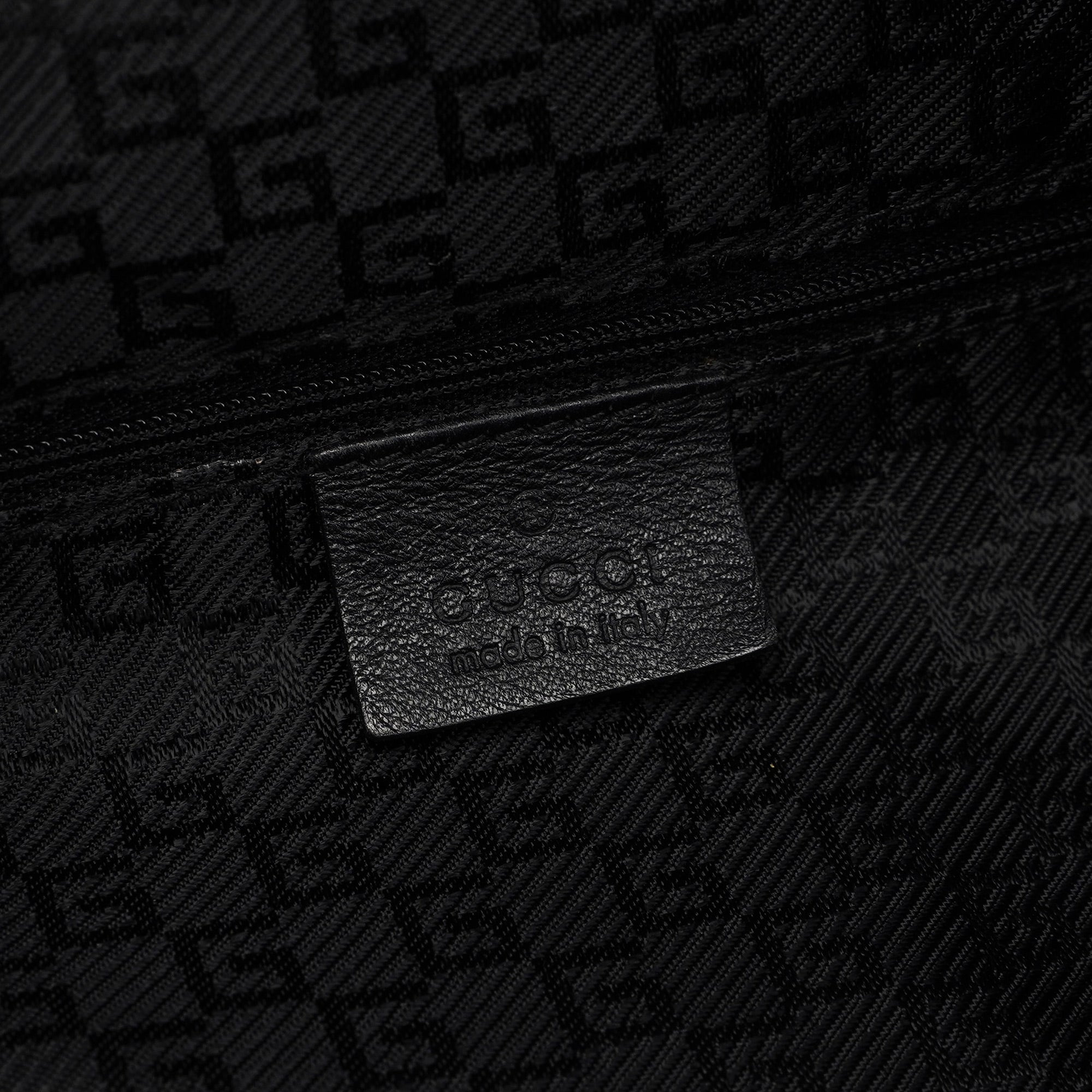 Black Leather Shoulder Bag