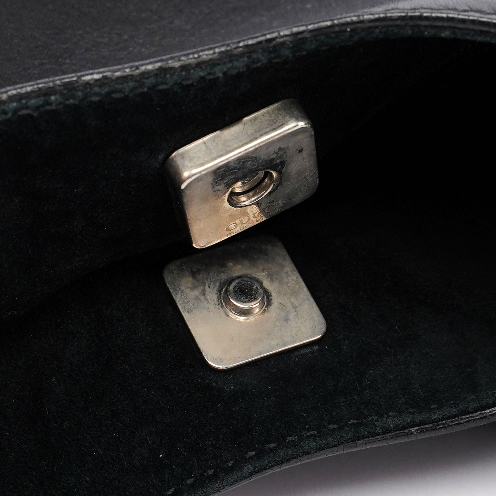 Black Leather Shoulder Bag
