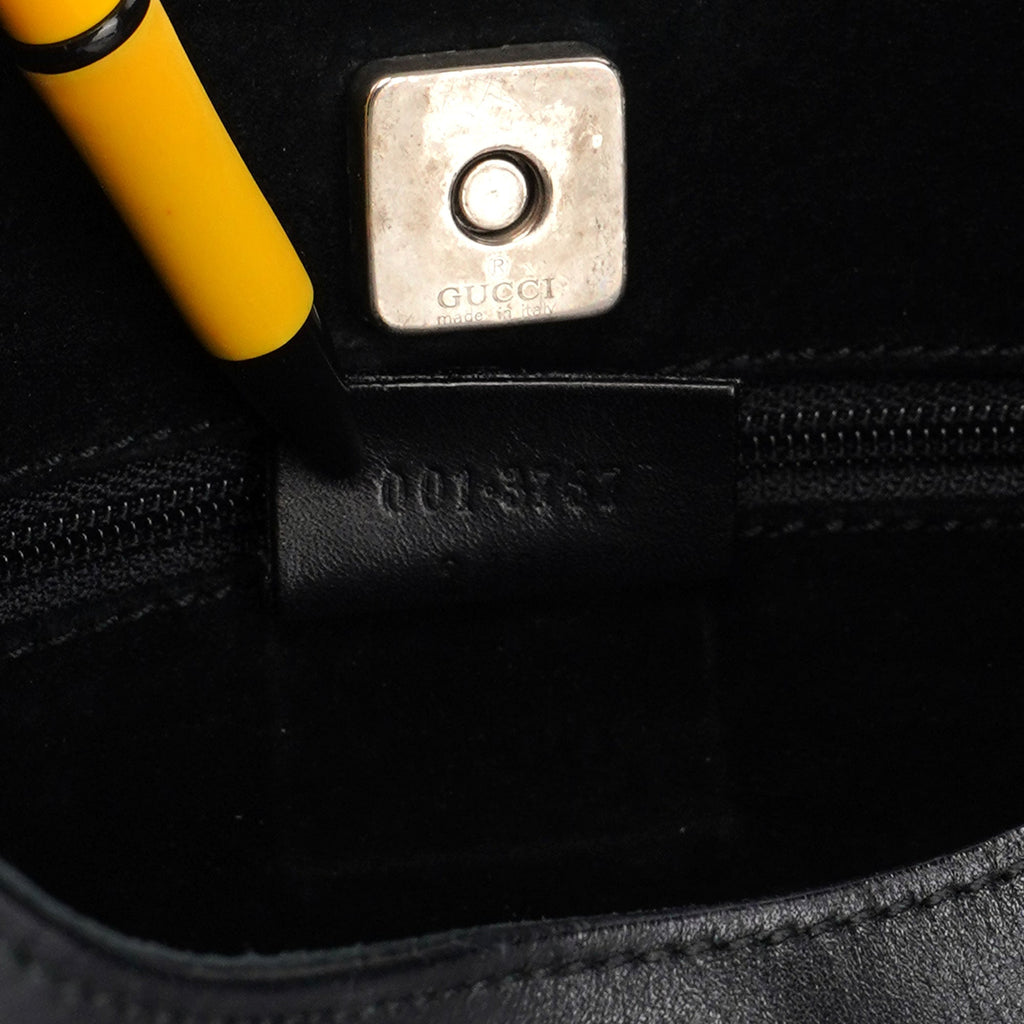 Black Leather Shoulder Bag