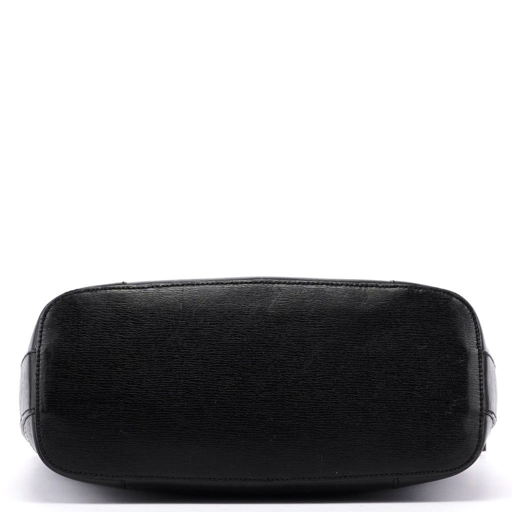 Black Leather Shoulder Bag Plaque