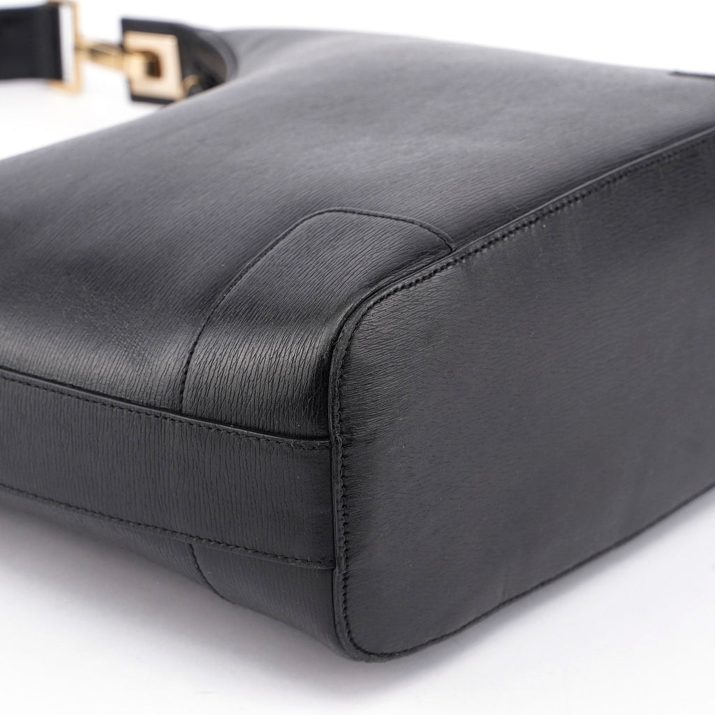 Black Leather Shoulder Bag Plaque