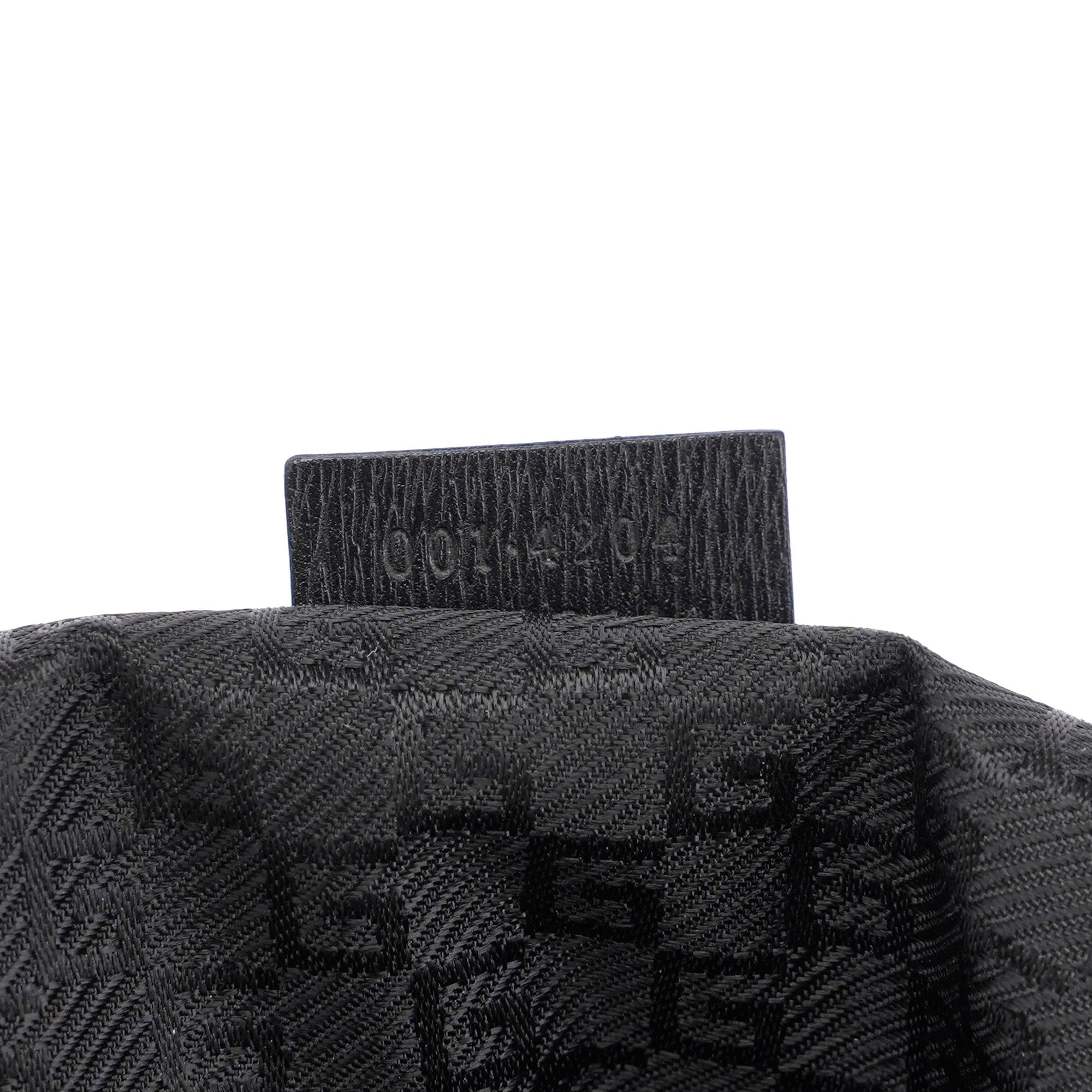 Black Leather Shoulder Bag Plaque