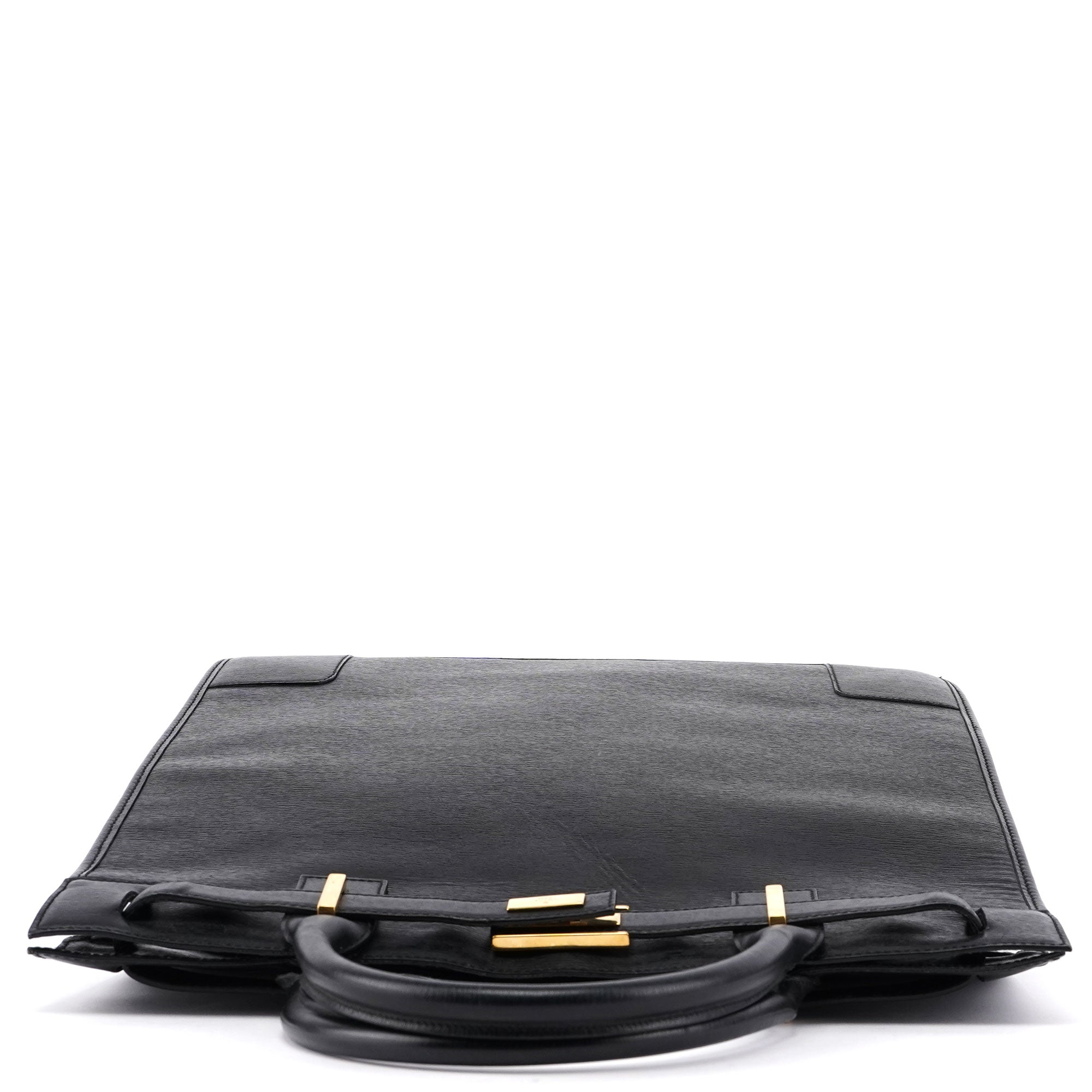 Black Leather Tote
