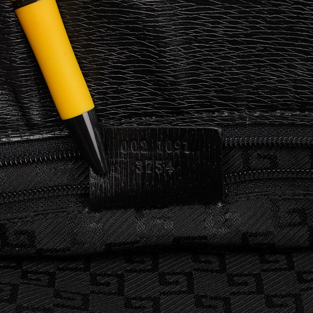 Black Leather Tote