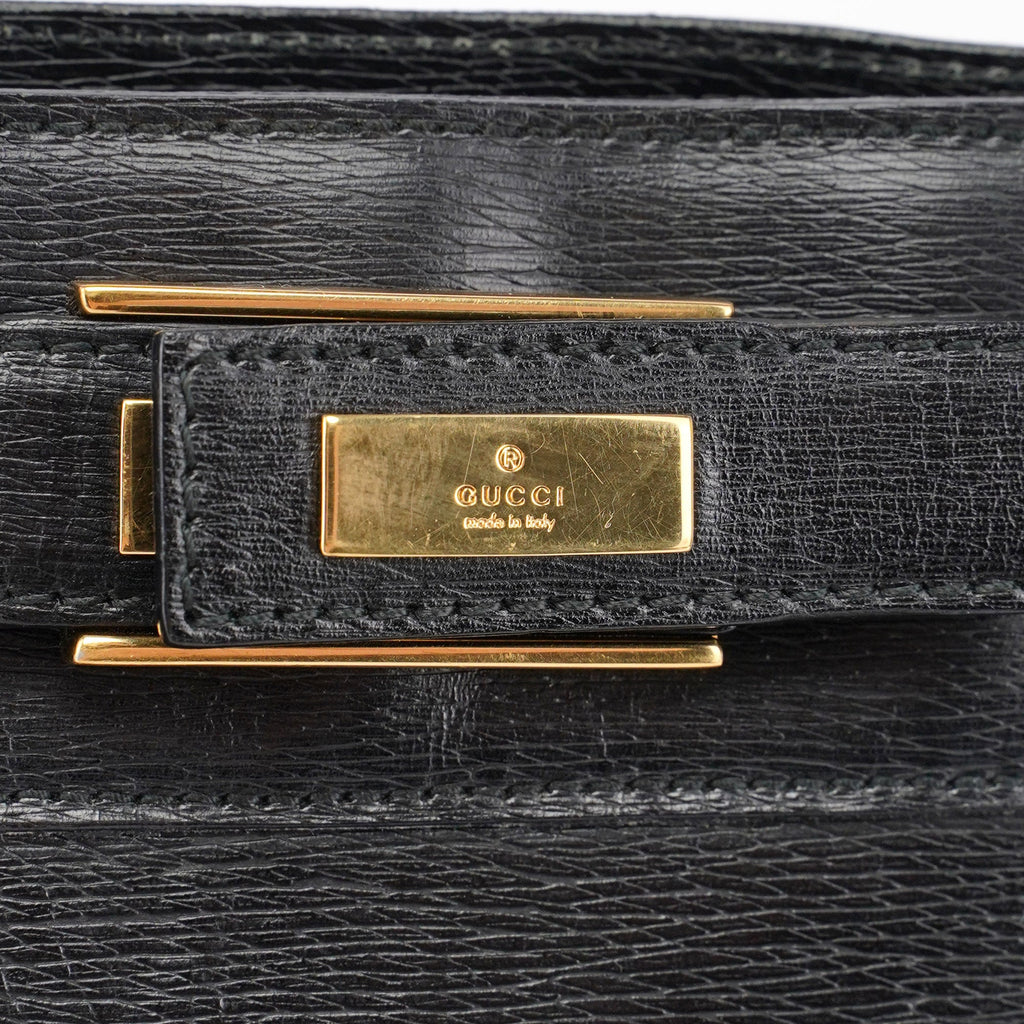 Black Leather Tote