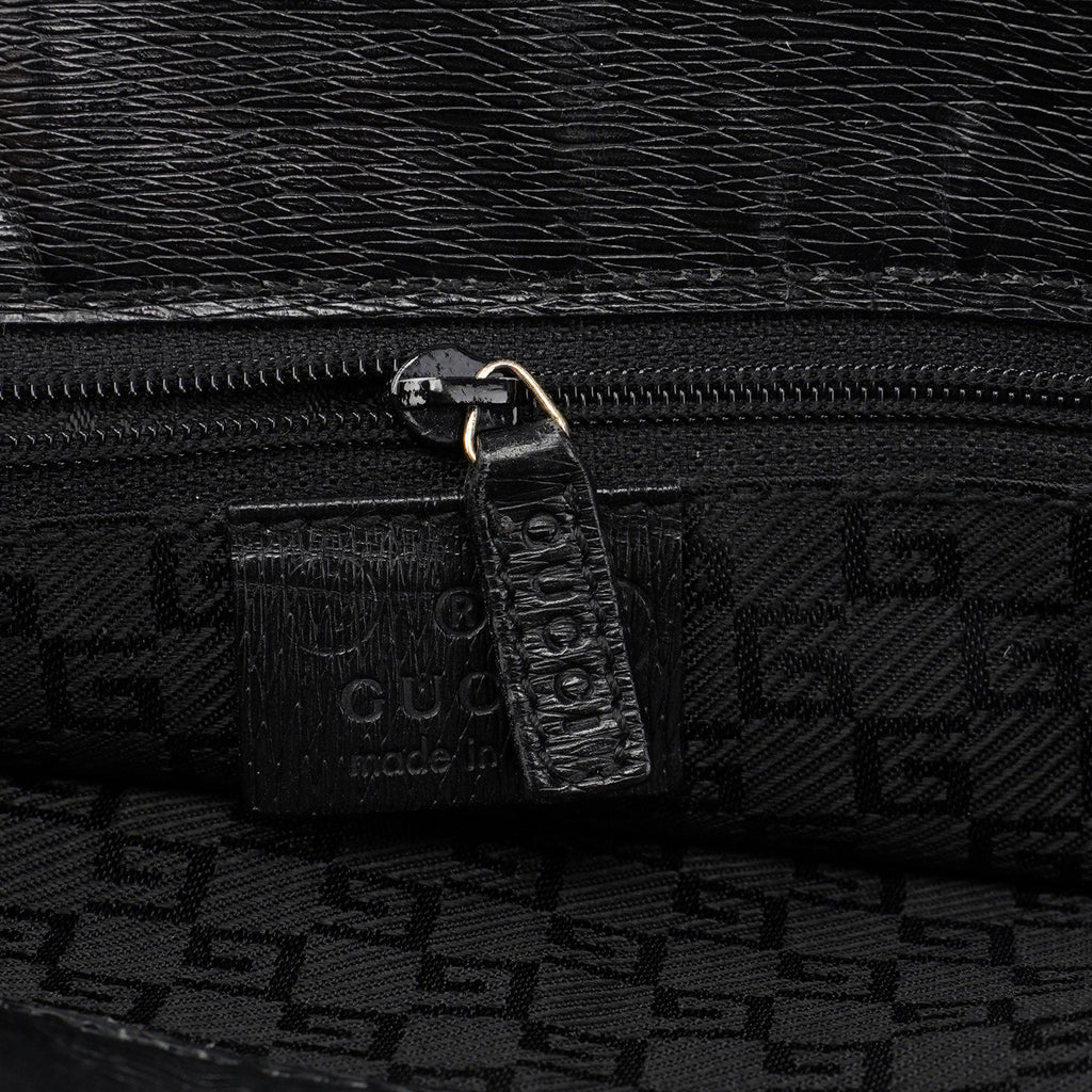 Black Leather Tote