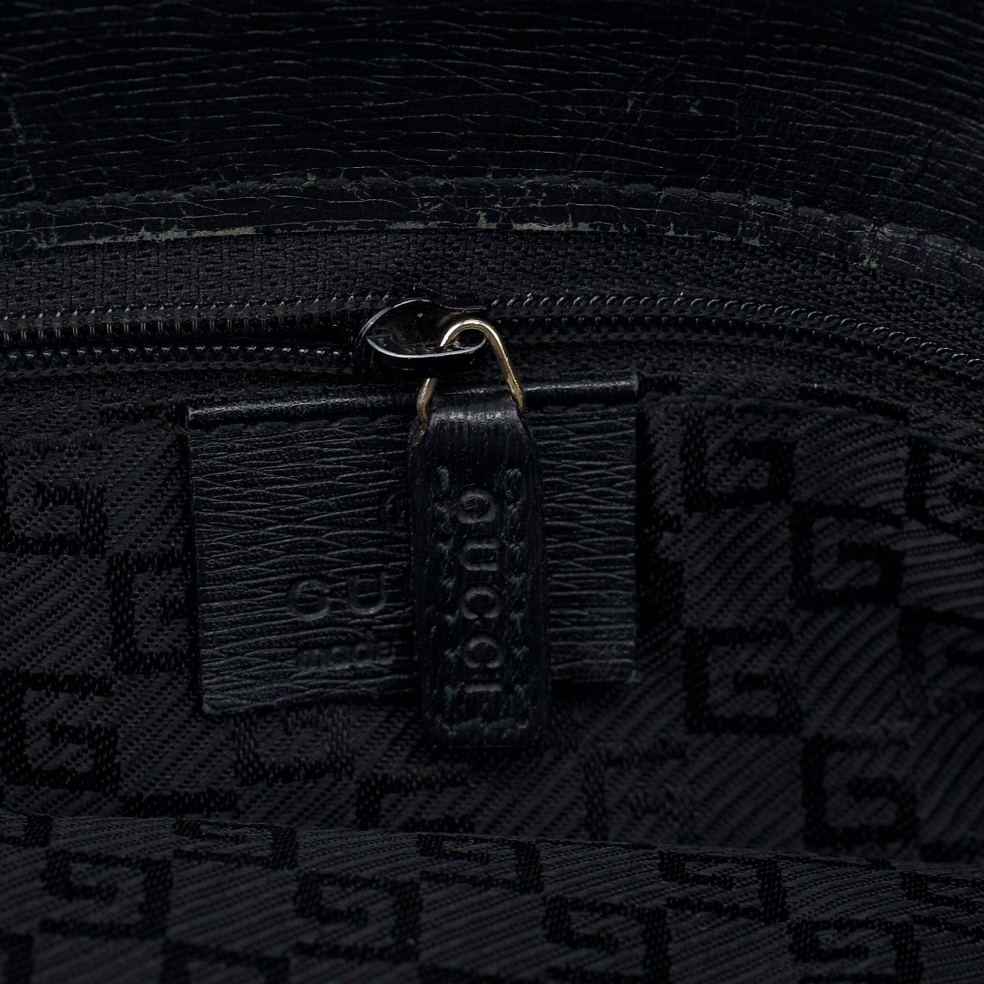 Black Leather Tote Bag