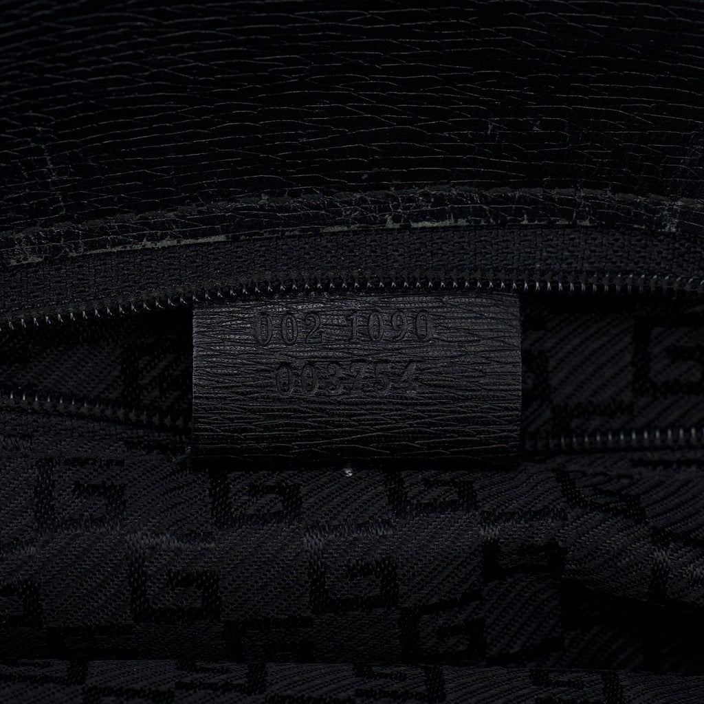 Black Leather Tote Bag
