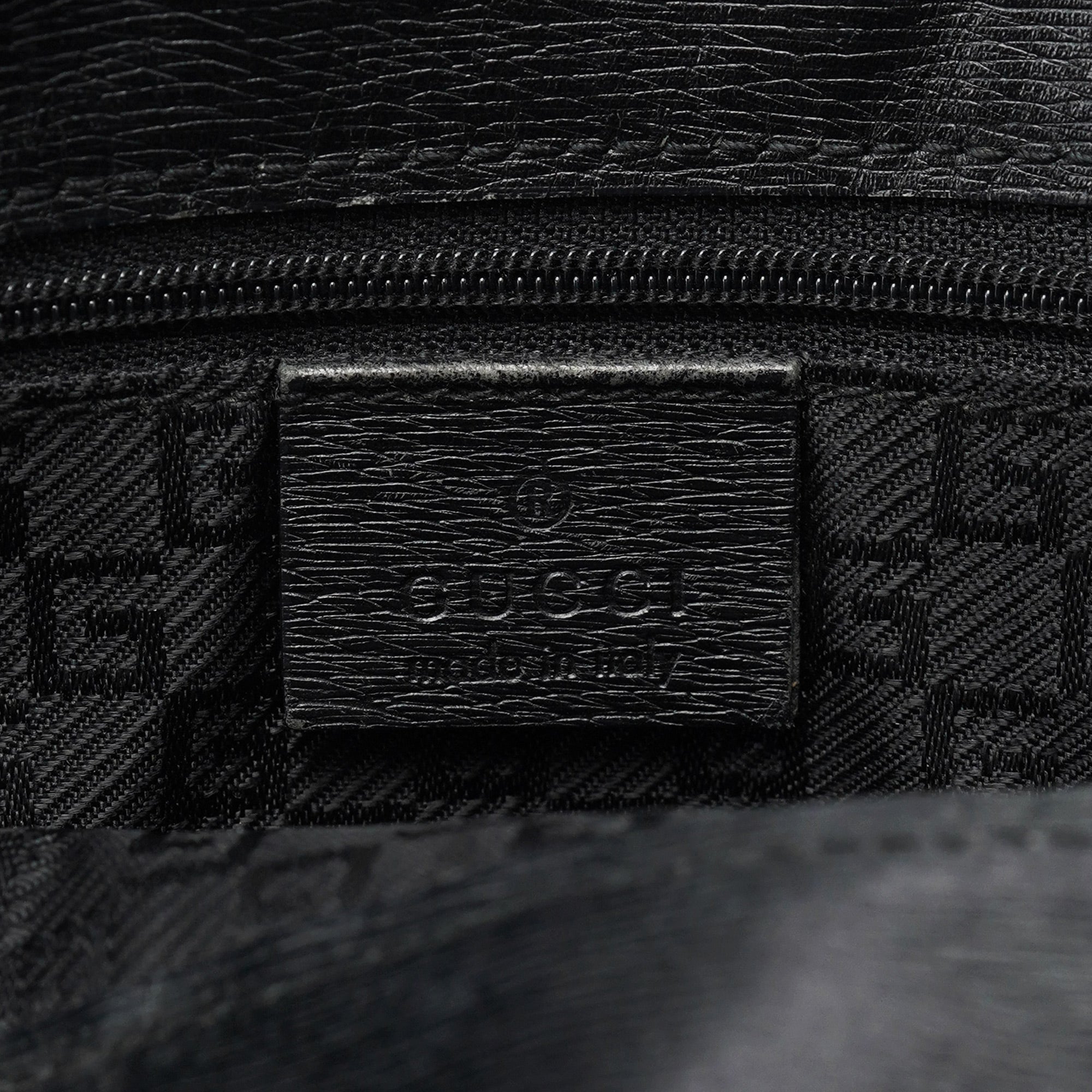 Black Leather Tote Bag