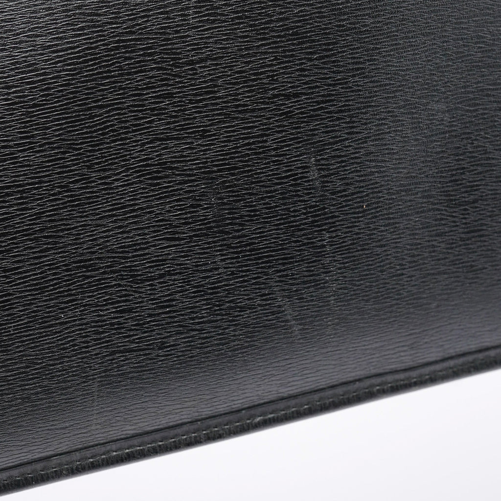 Black Leather Tote Bag