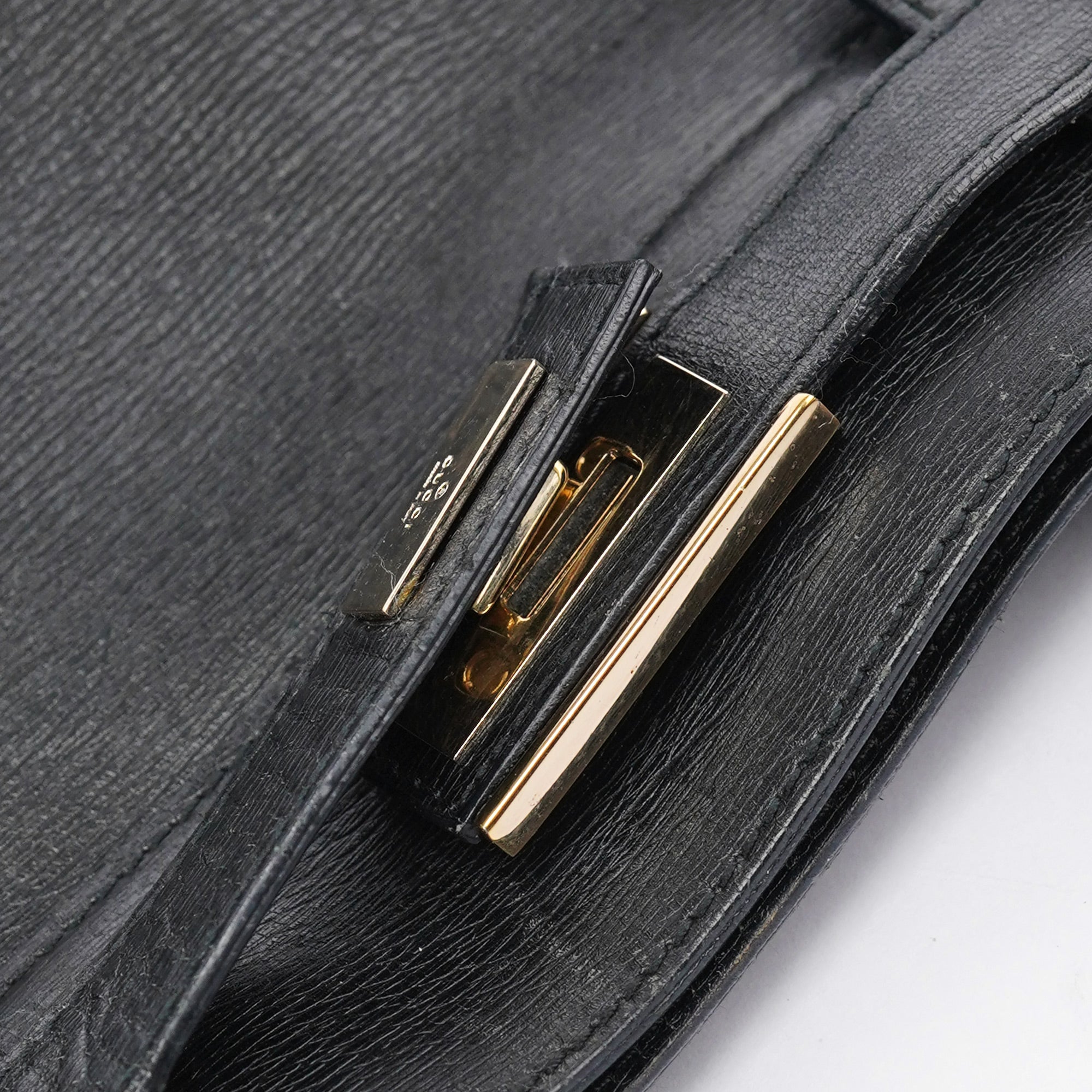 Black Leather Tote Bag