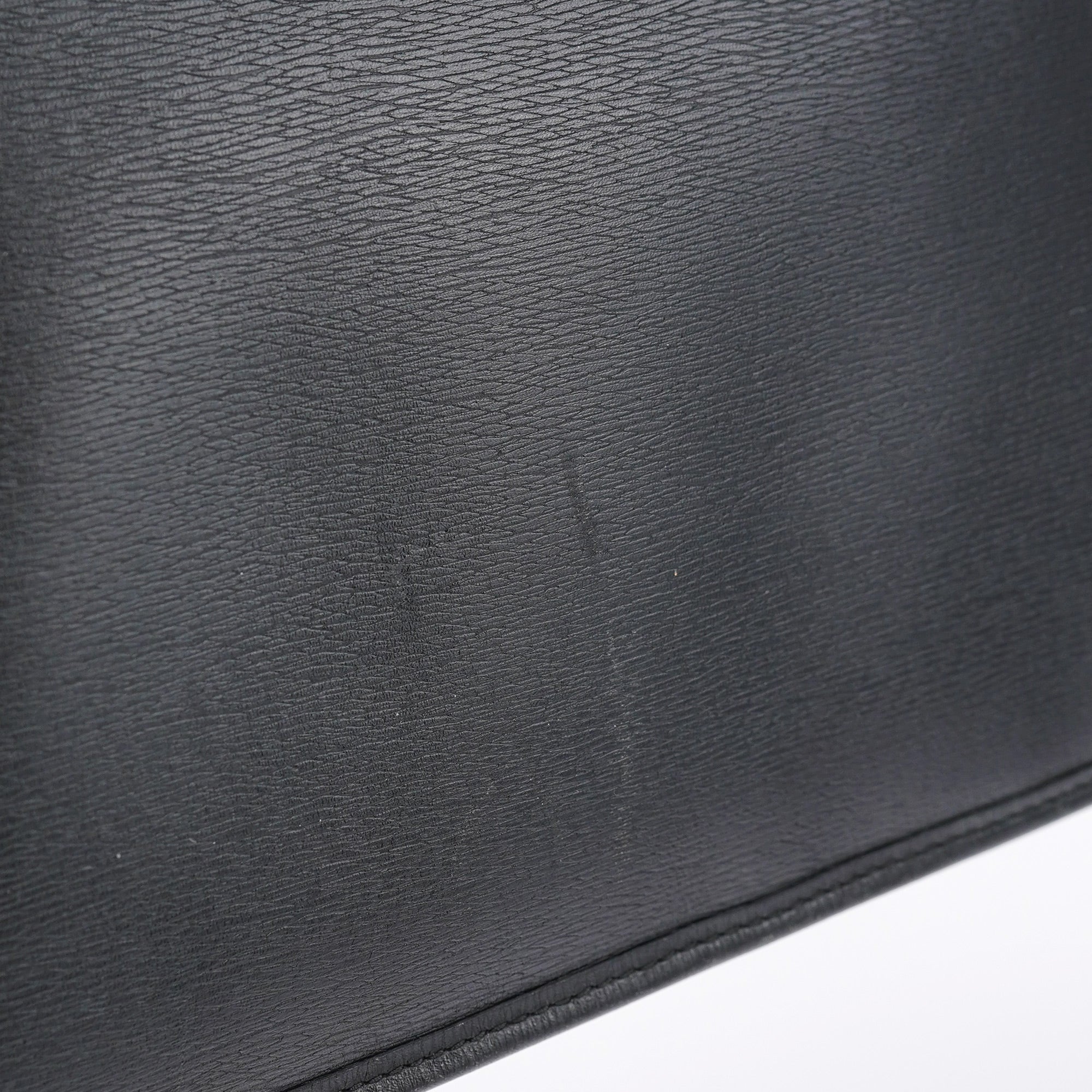 Black Leather Tote Bag