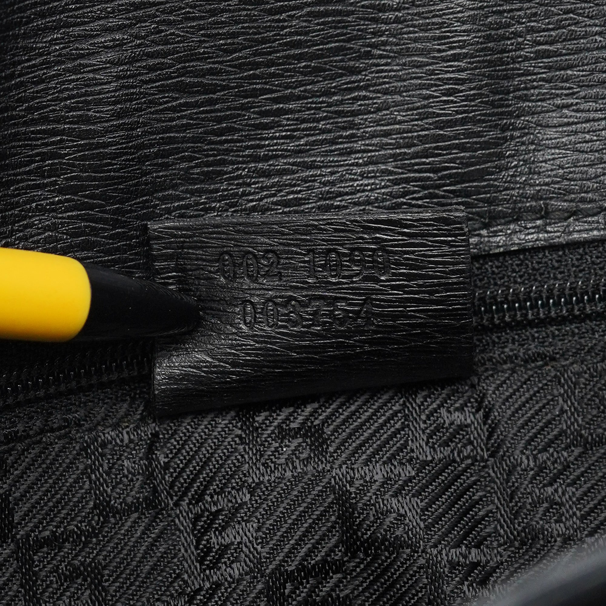 Black Leather Tote Bag