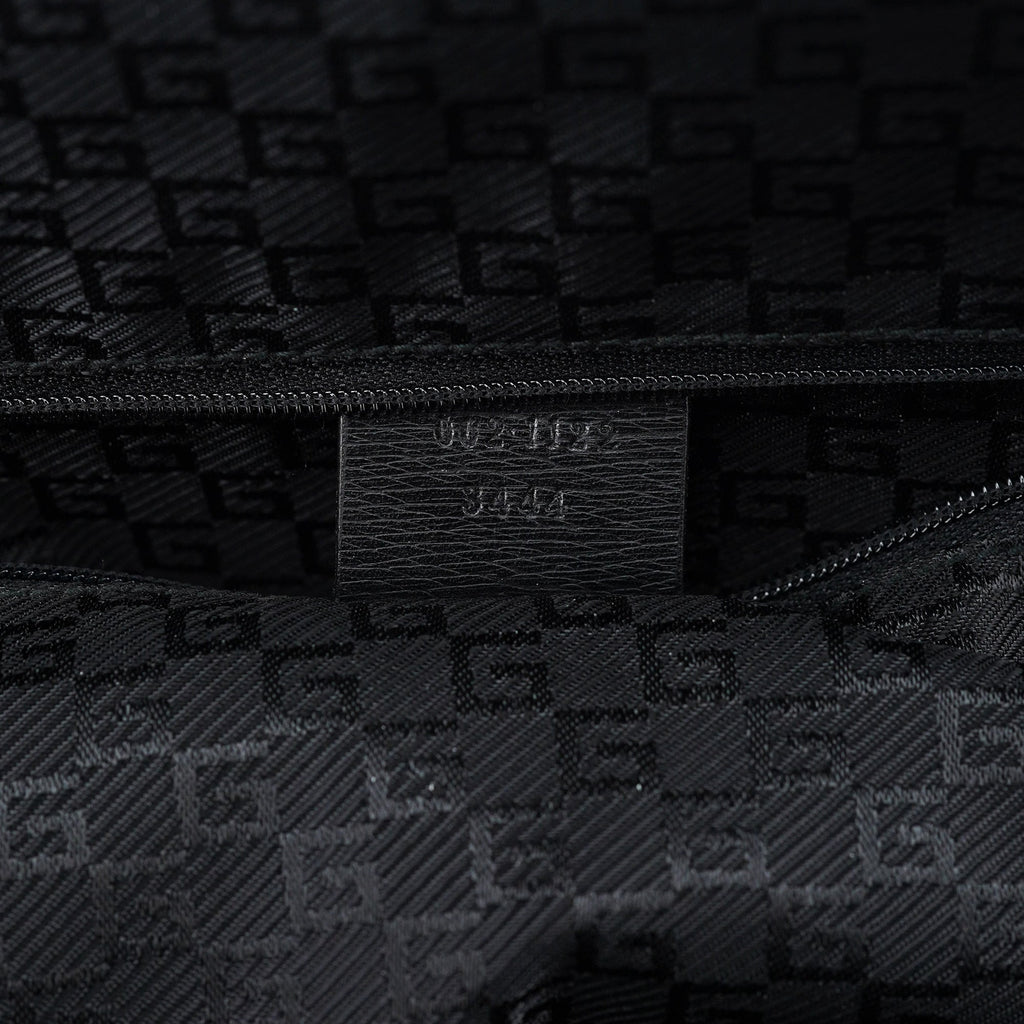 Black Leather Tote Bag