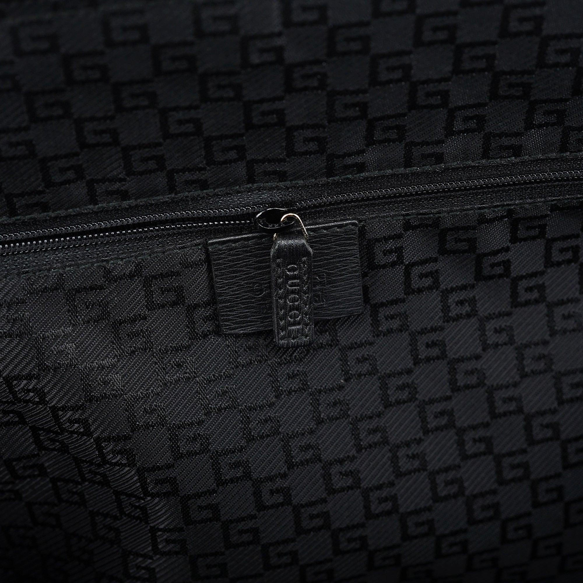 Black Leather Tote Bag