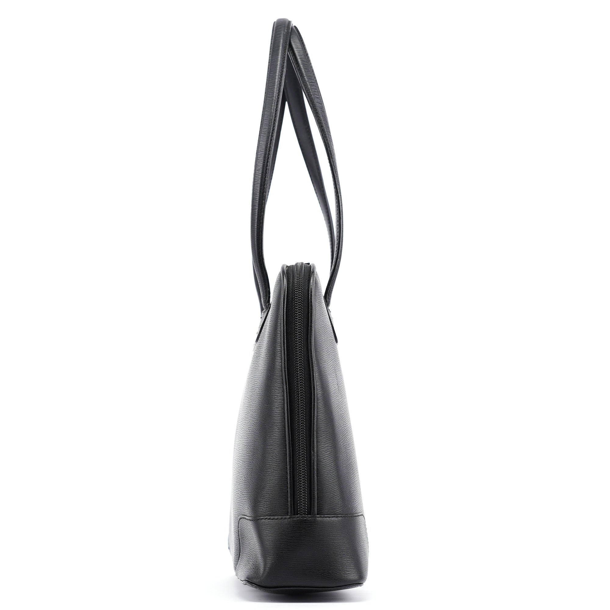 Black Leather Tote Bag