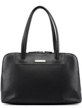 Black Leather Tote Bag