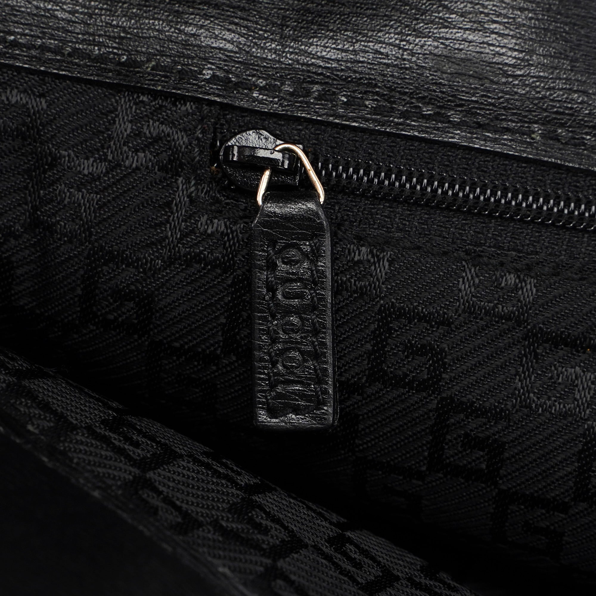Black Leather Tote Bag