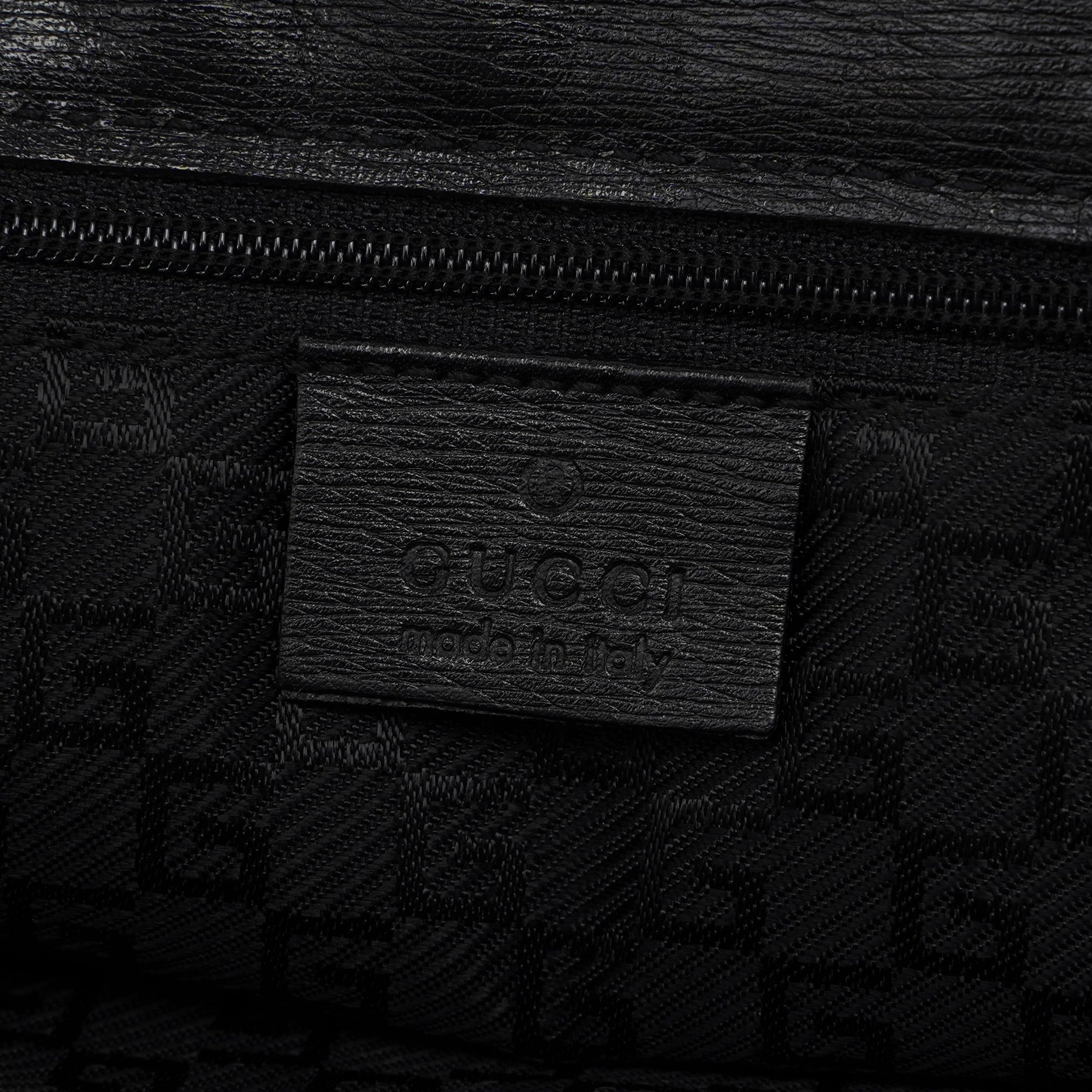 Black Leather Tote Bag