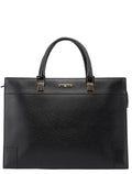 Black Leather Tote Bag