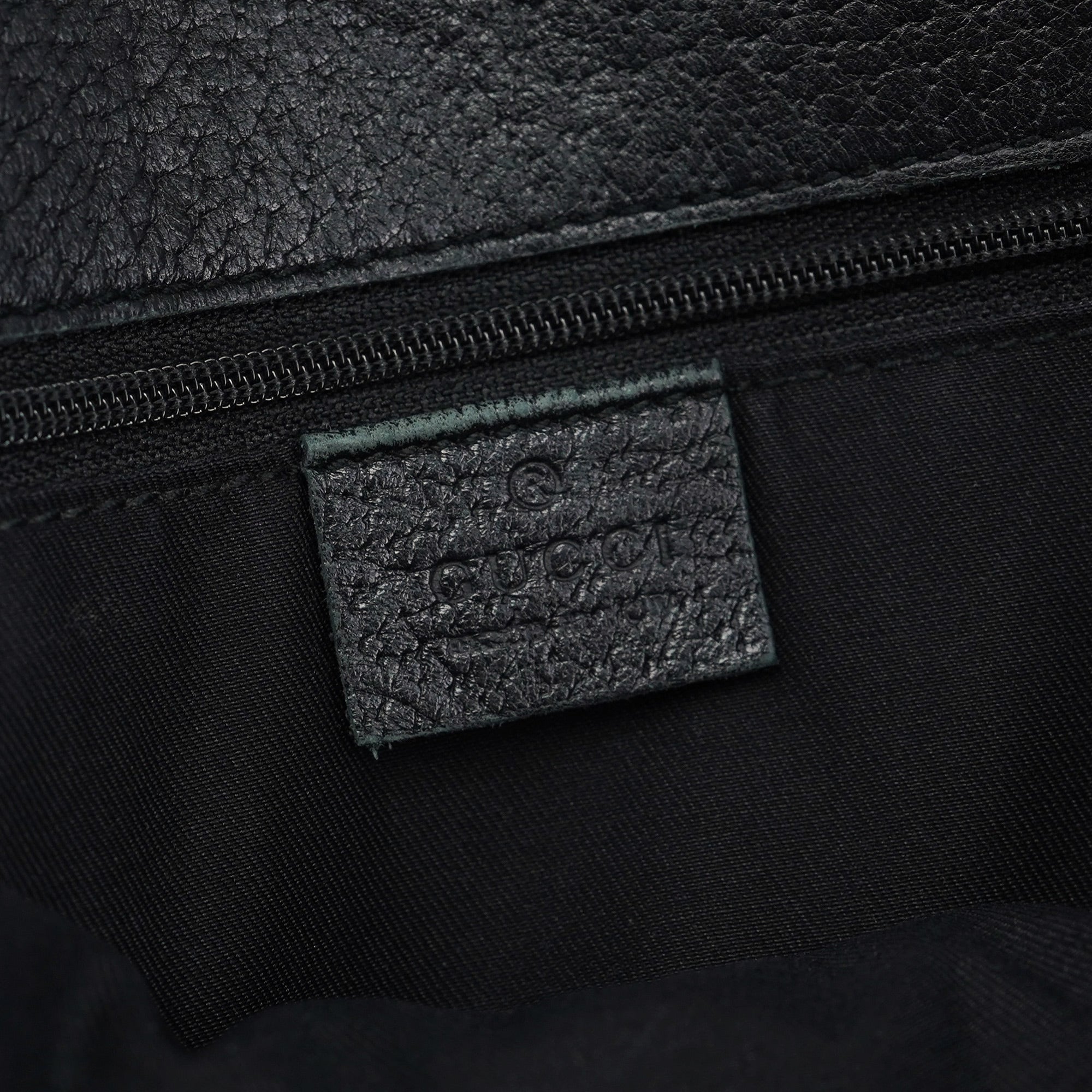 Black Leather Tote Bag