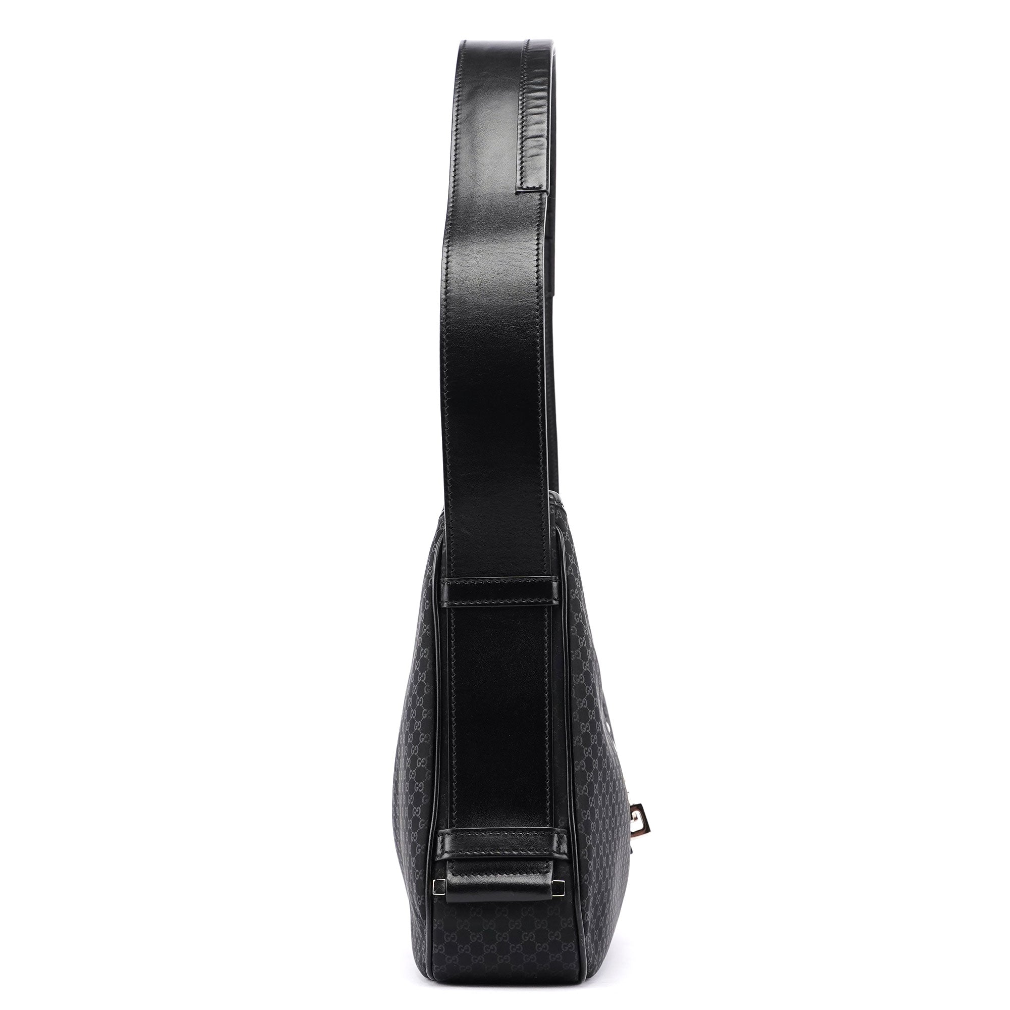 Black Micro GG Jackie Shoulder Bag