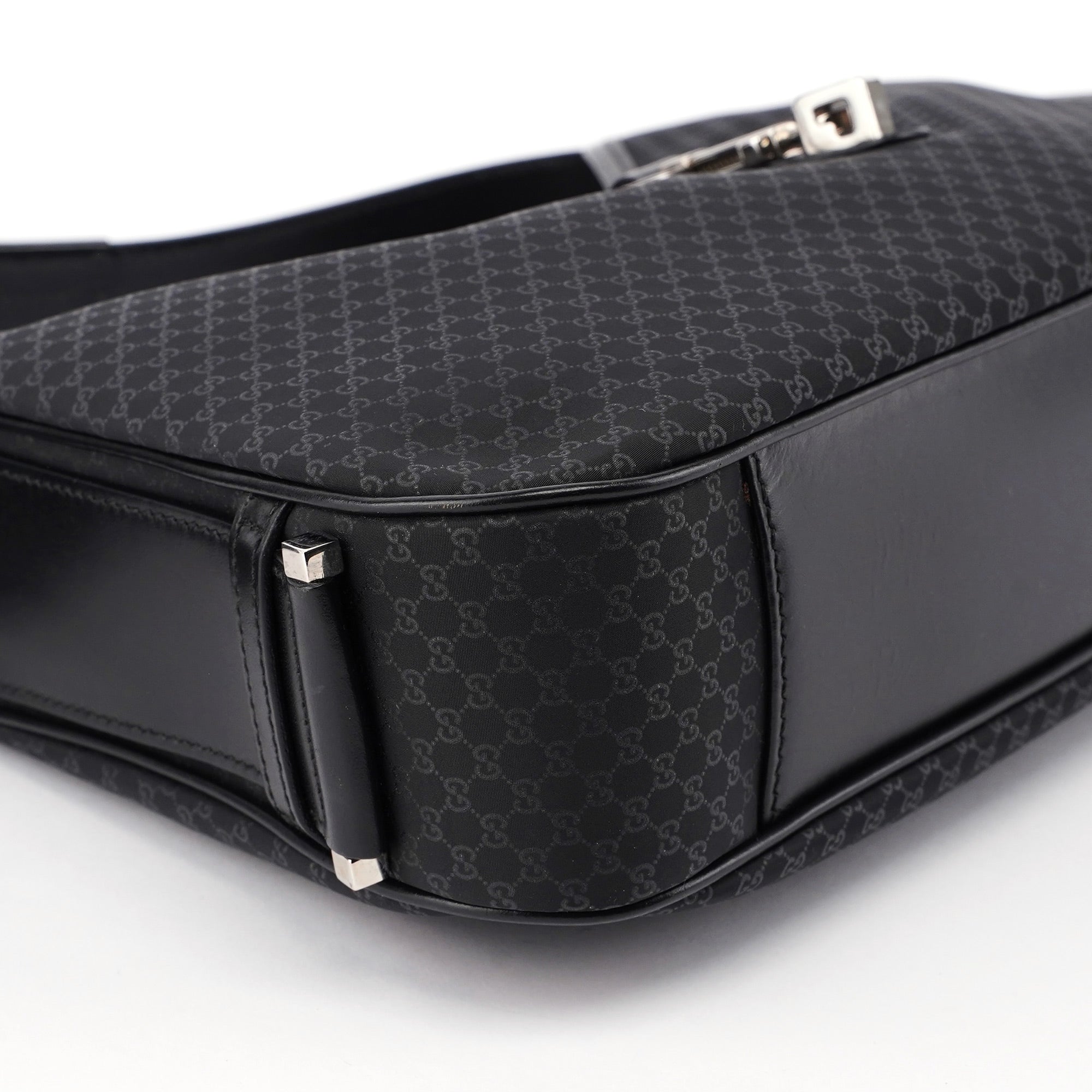 Black Micro GG Jackie Shoulder Bag