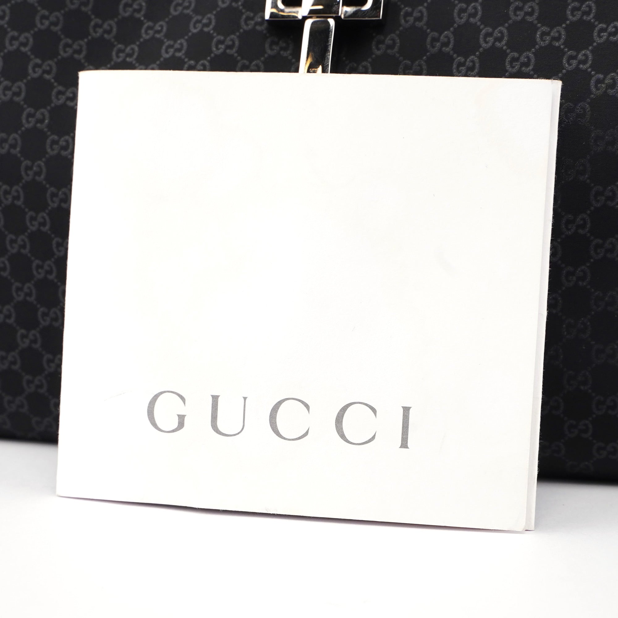 Black Micro GG Jackie Shoulder Bag