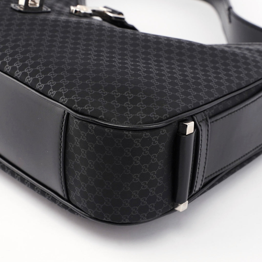 Black Micro GG Jackie Shoulder Bag
