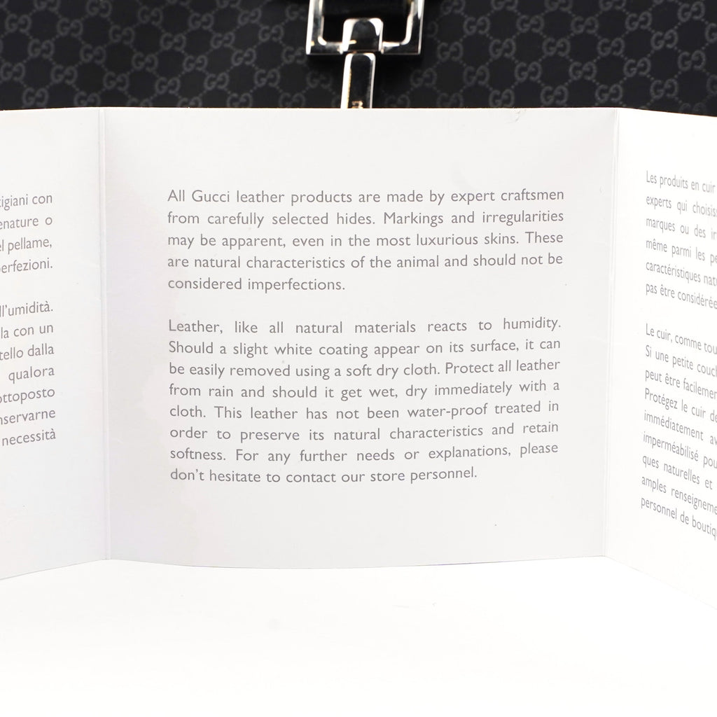 Black Micro GG Jackie Shoulder Bag