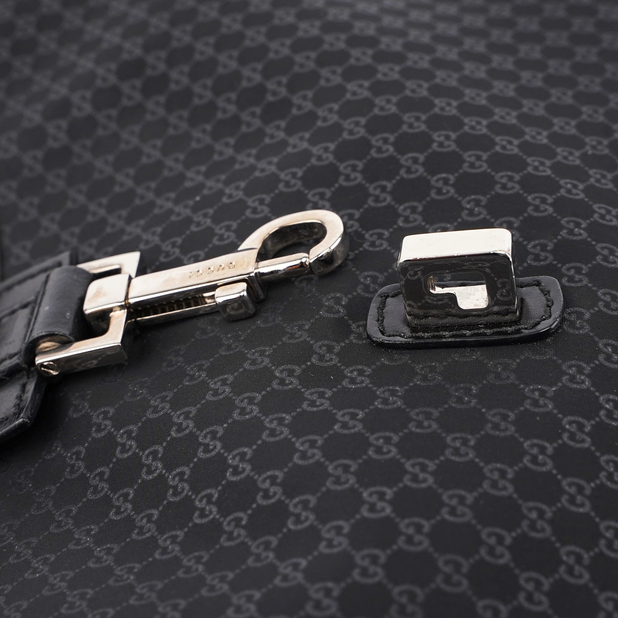 Black Micro GG Jackie Shoulder Bag
