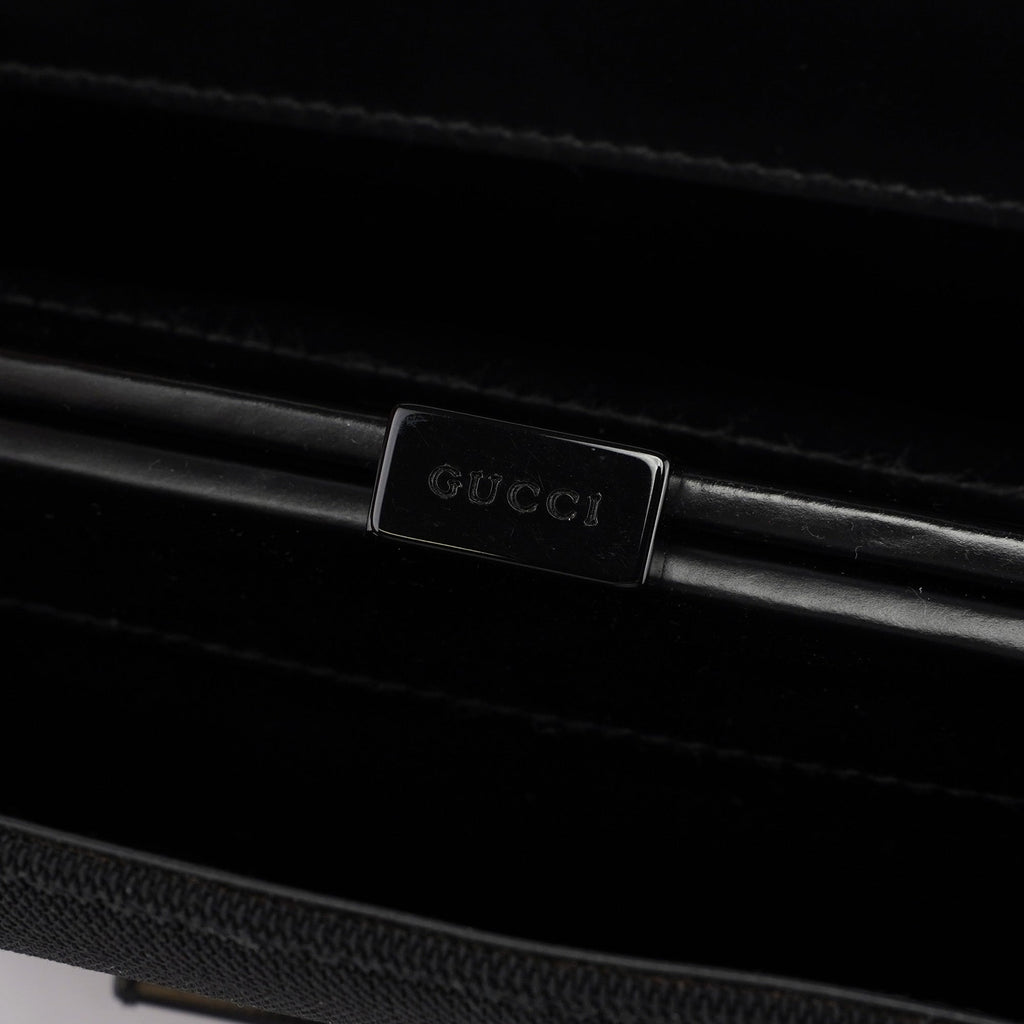 Black Nylon Square G Handbag