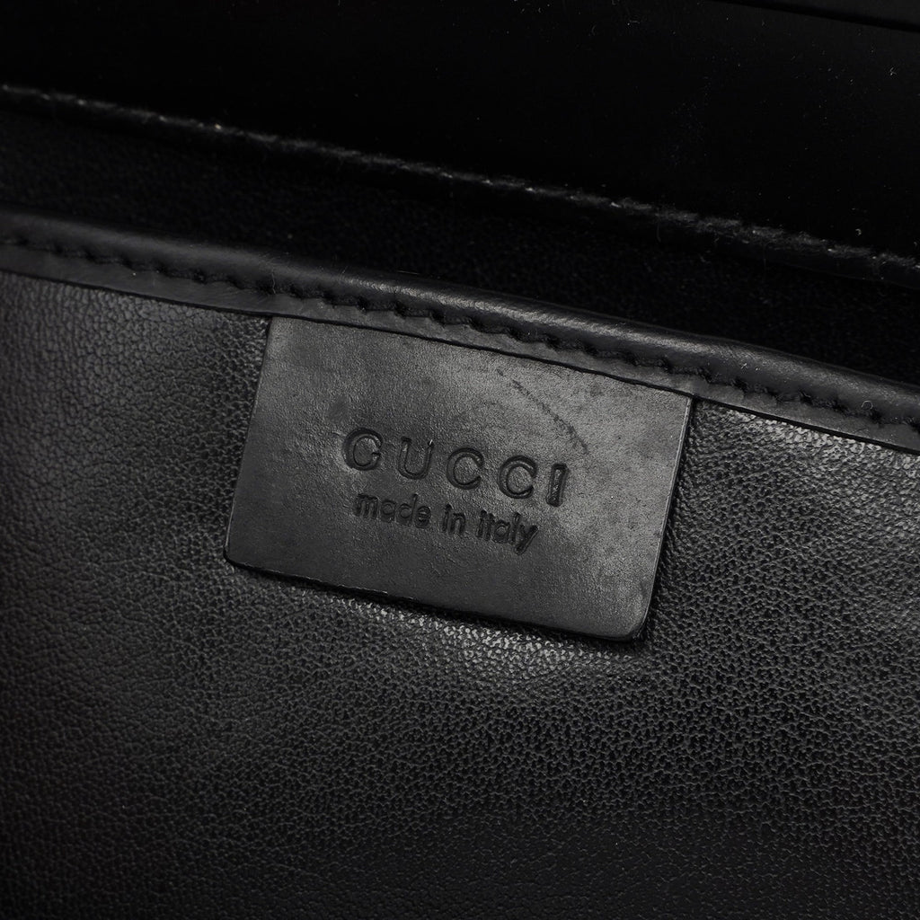 Black Nylon Square G Handbag