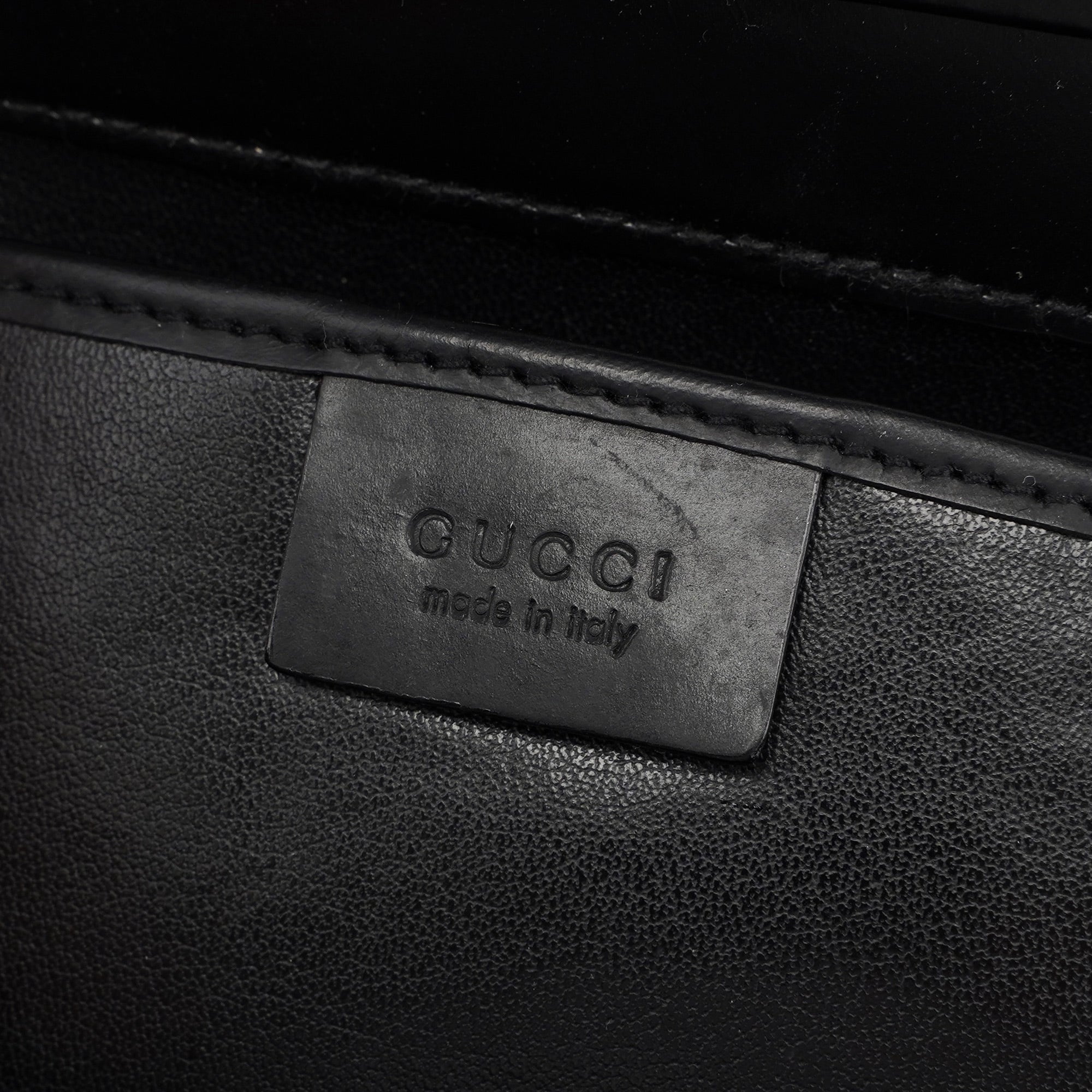 Black Nylon Square G Handbag