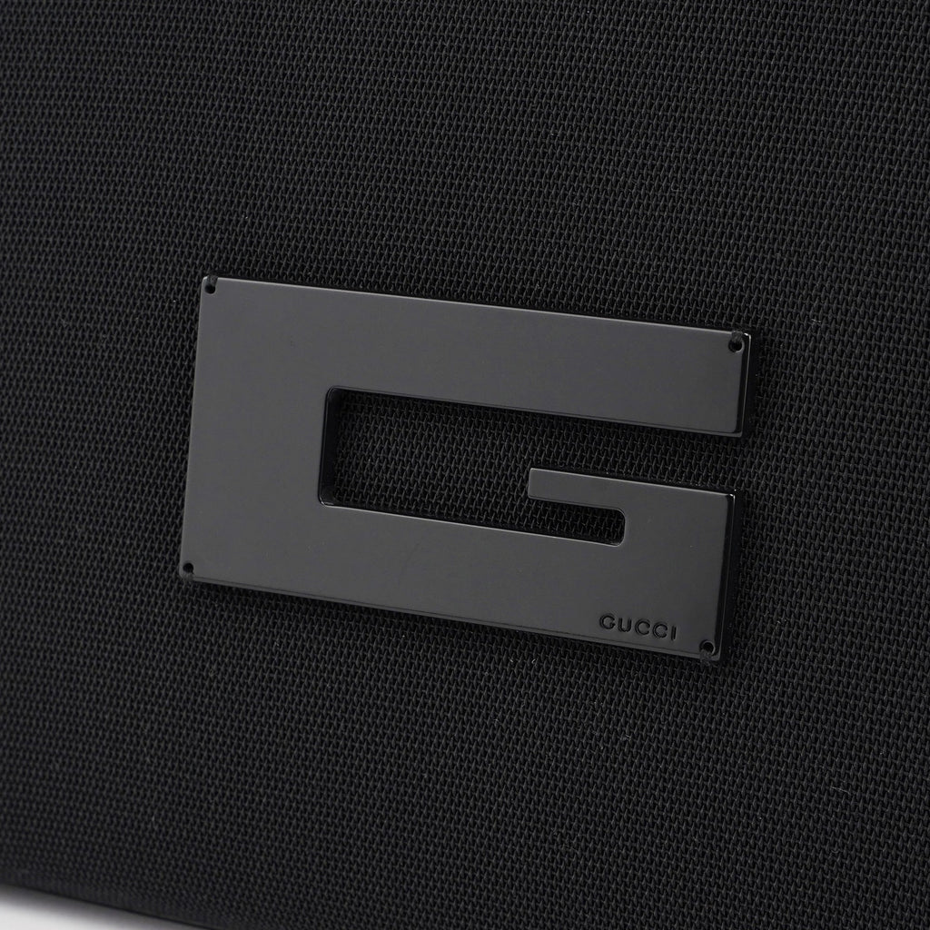 Black Nylon Square G Handbag