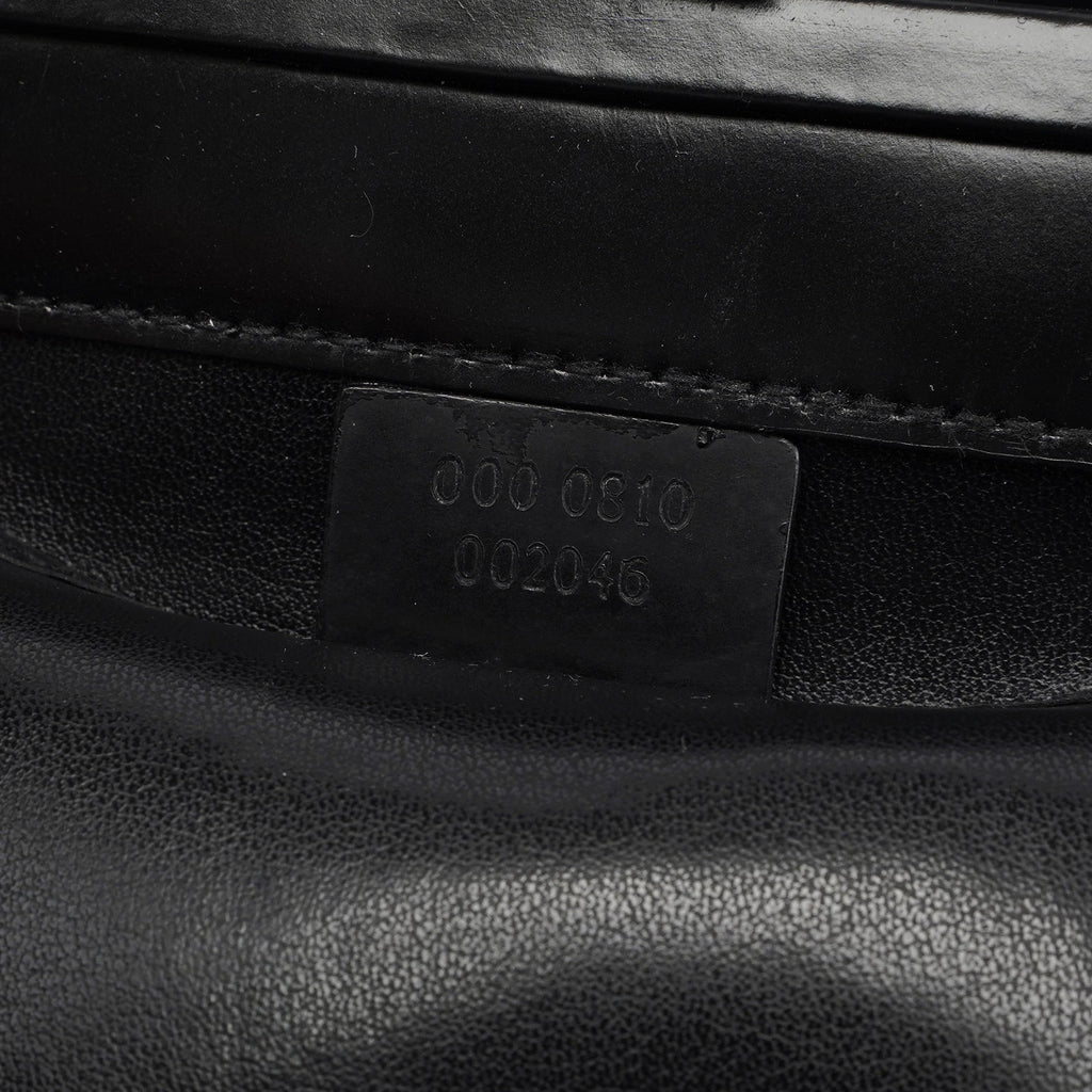 Black Nylon Square G Handbag