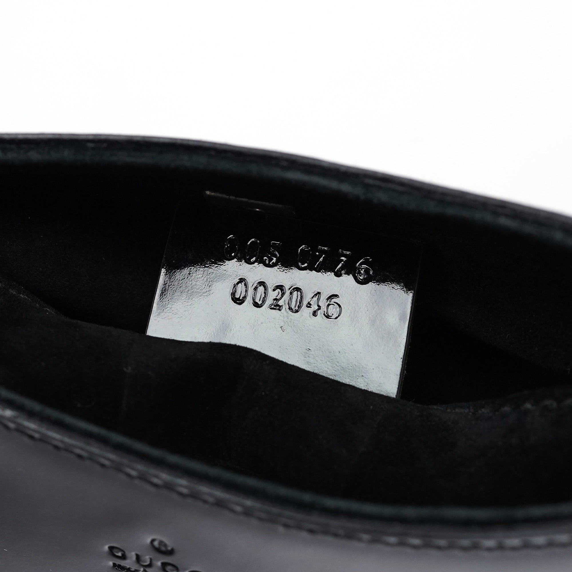 Black Patent Leather Bamboo Shoulder Bag