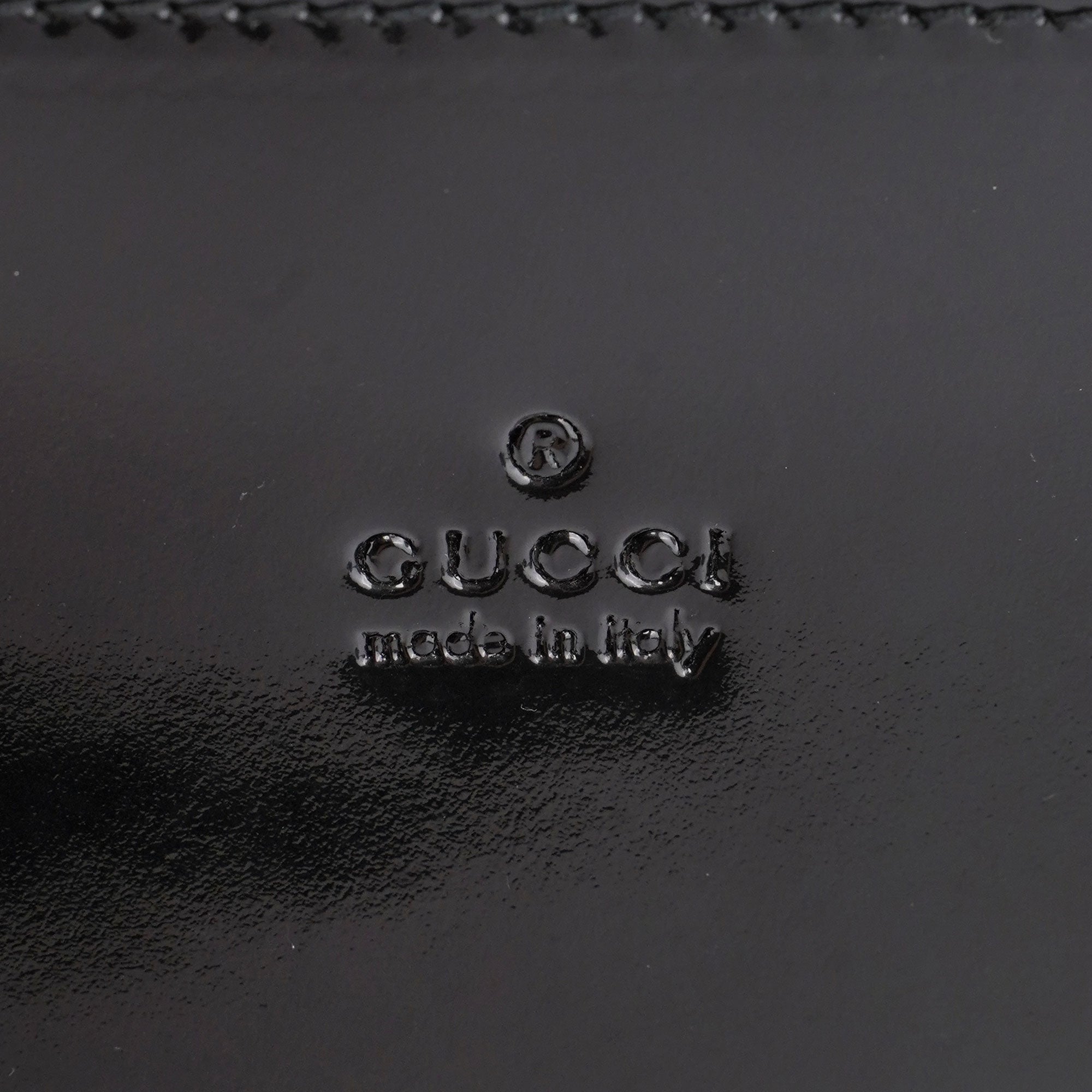Black Patent Leather Bamboo Tote