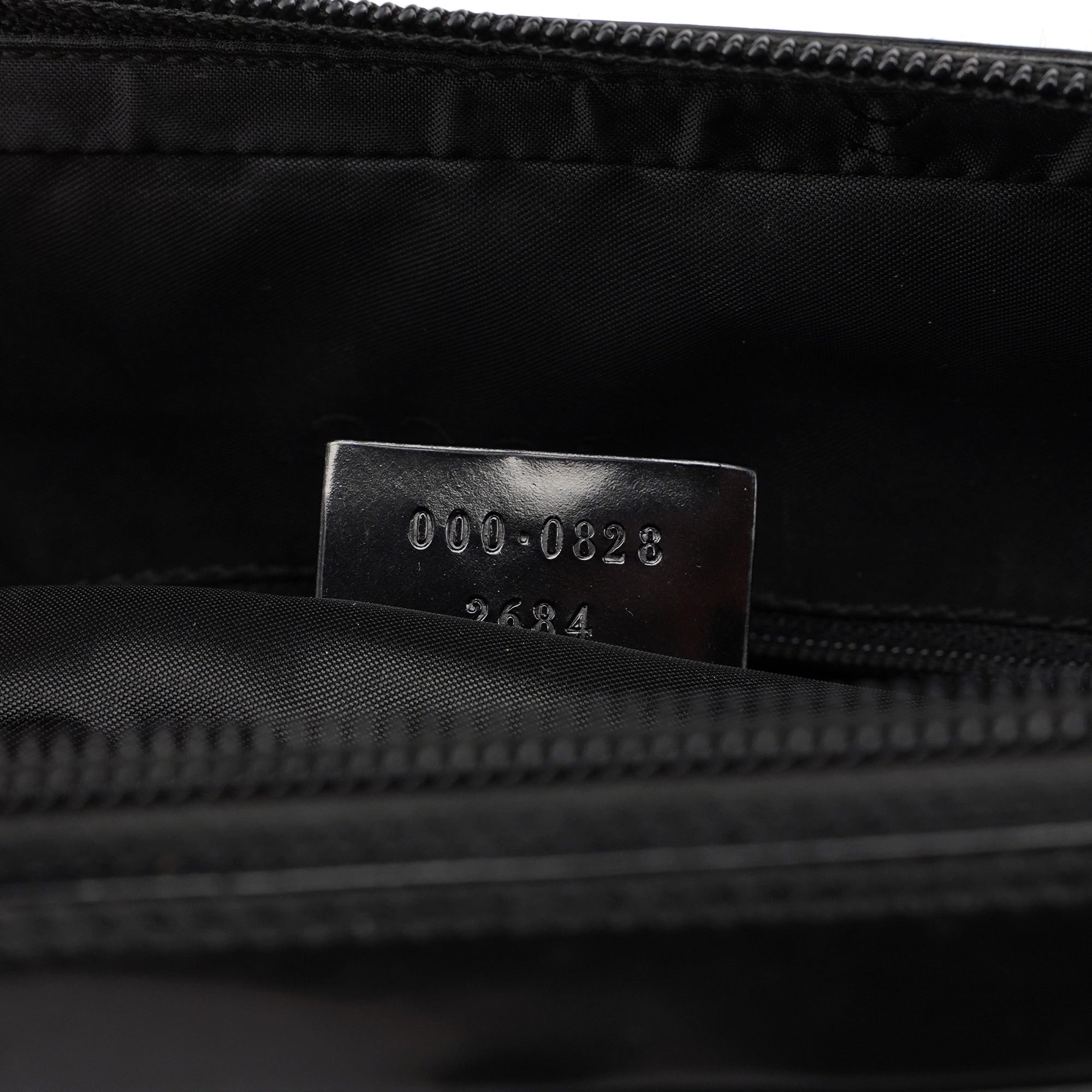Black Patent Leather Bamboo Tote