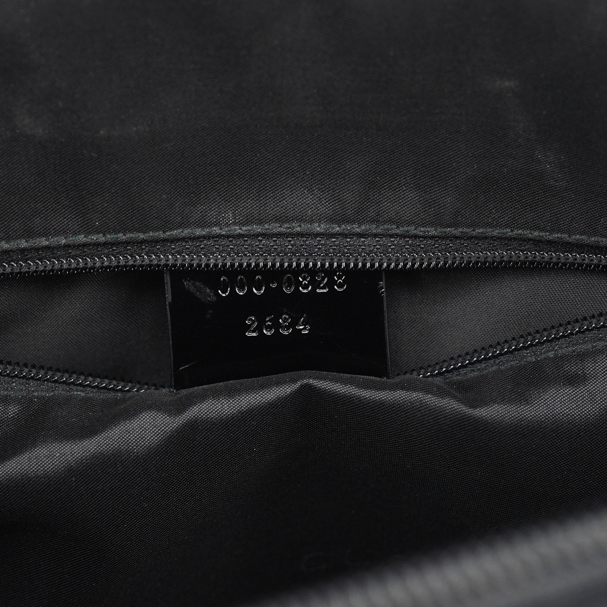 Black Patent Leather Bamboo Tote Bag