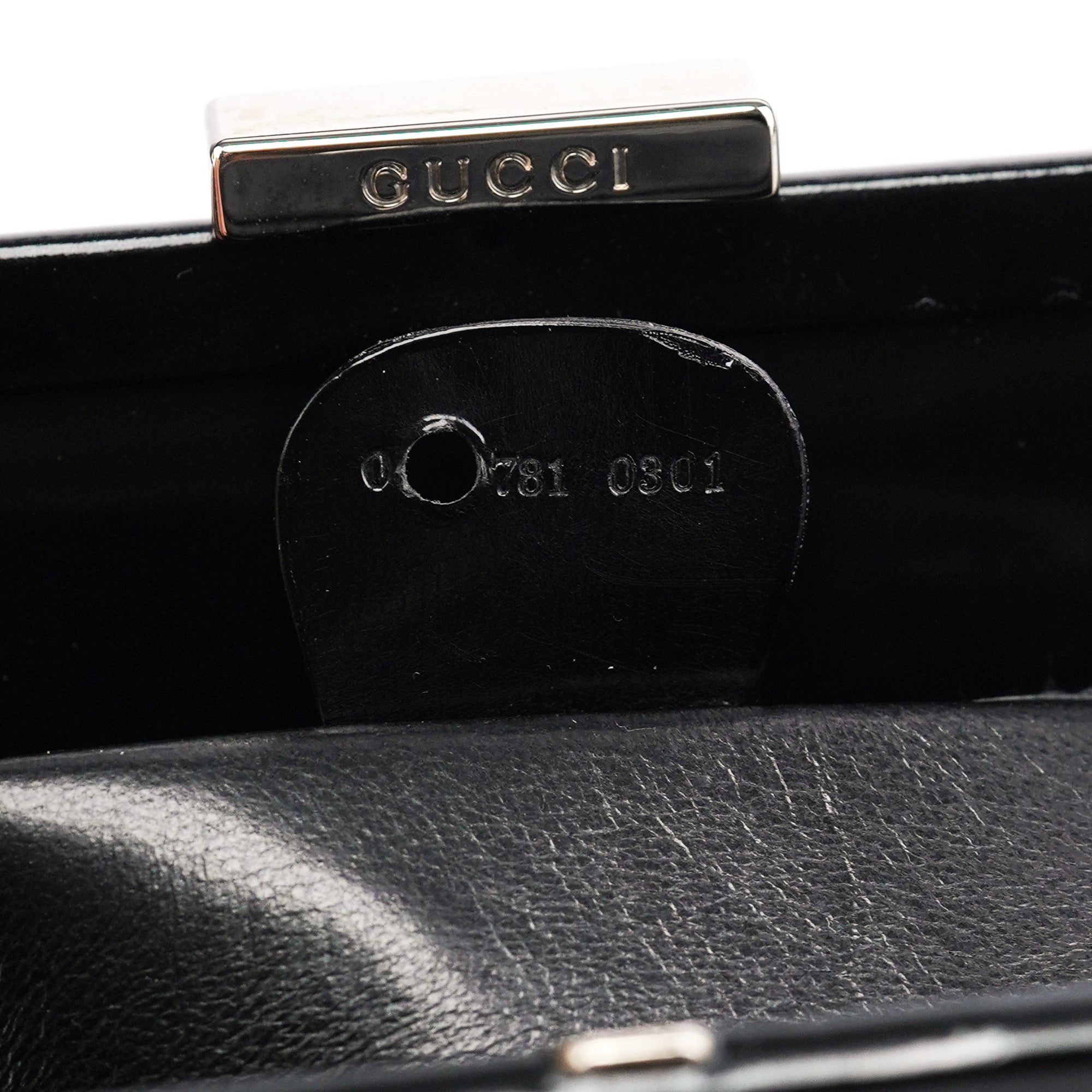 Black Patent Leather Clutch Shoulder Bag