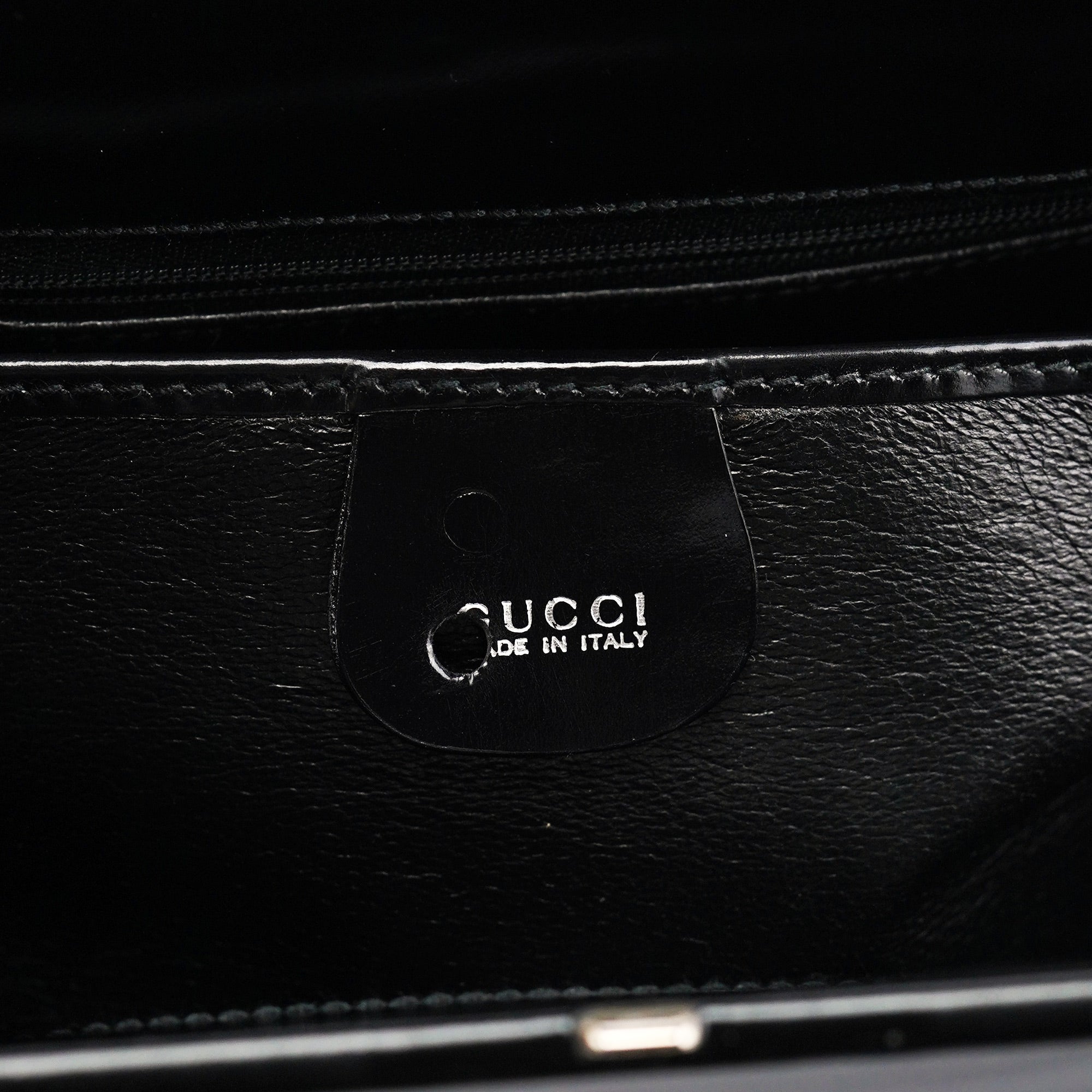 Black Patent Leather Clutch Shoulder Bag