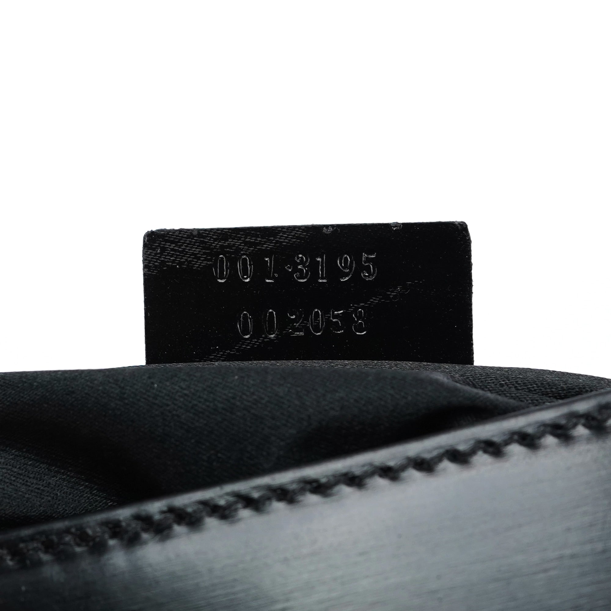 Black Patent Leather Flap Shoulder Bag