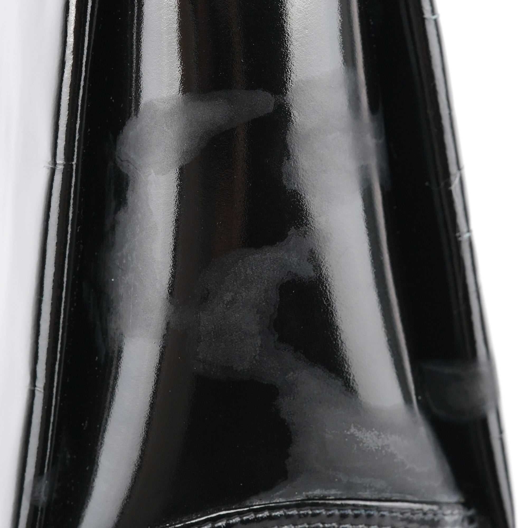 Black Patent Leather G Shoulder Bag