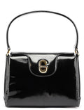 Black Patent Leather G Shoulder Bag
