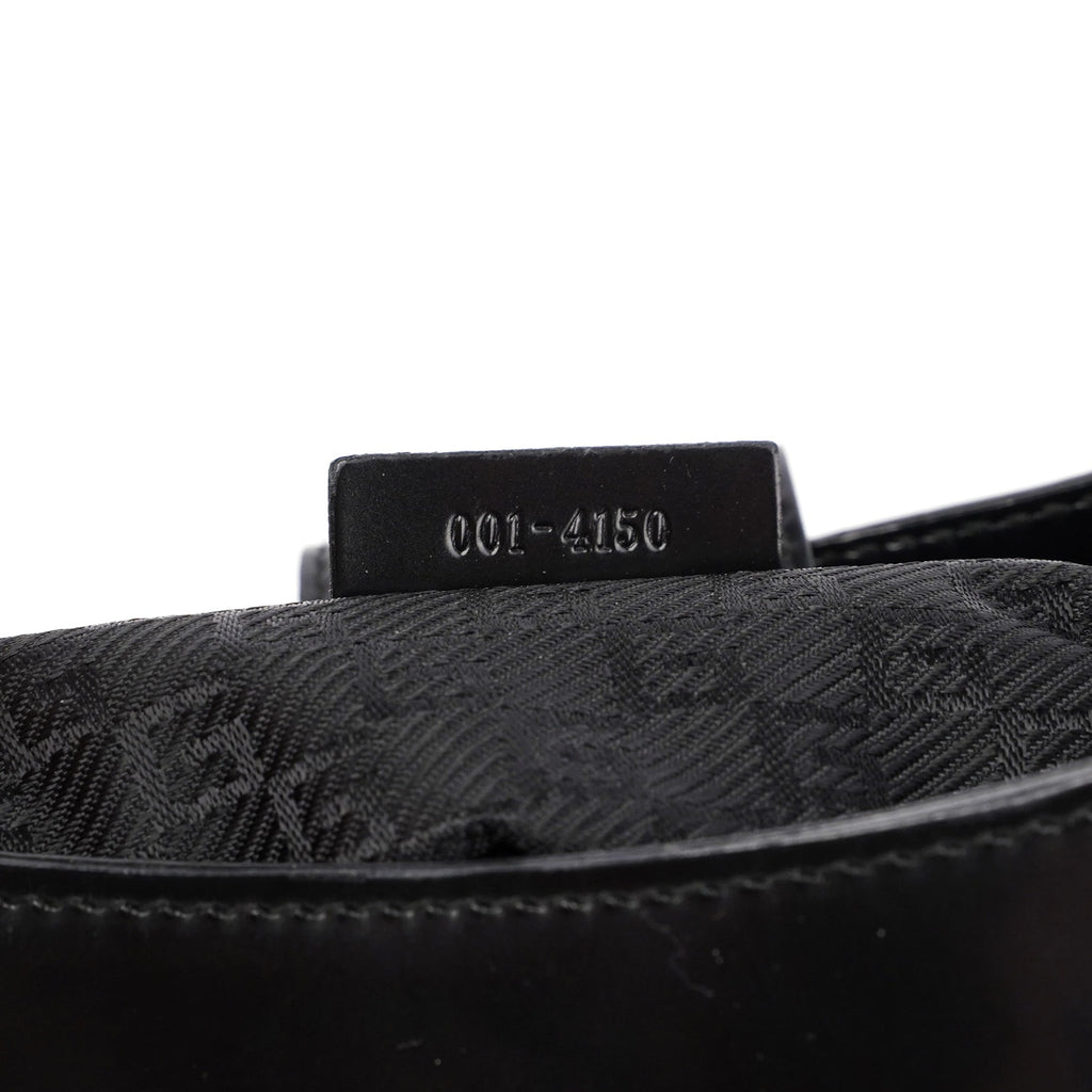 Black Patent Leather Jackie Shoulder Bag