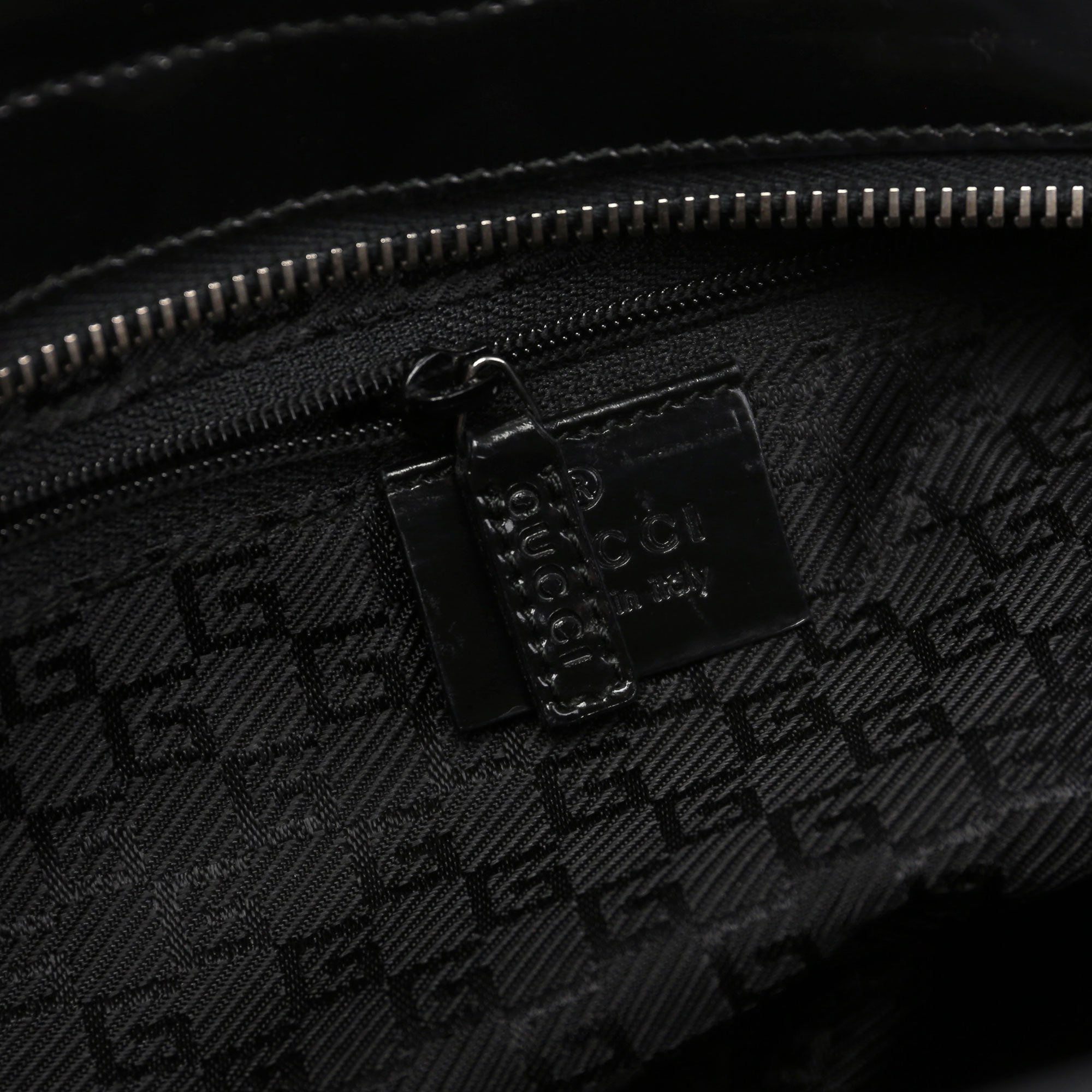 Black Patent Leather Jackie Tote